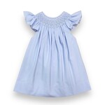 Sweet Dreams Pearl Blue Smocked Dress