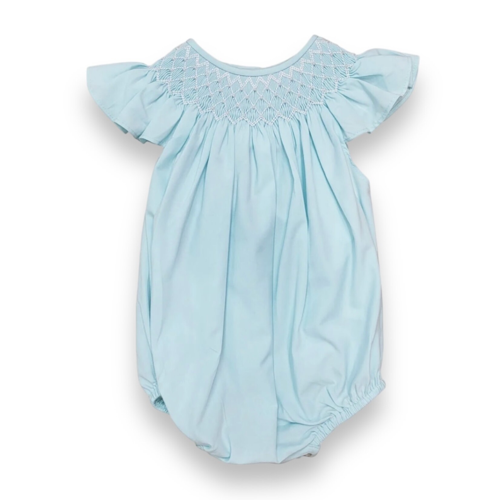 Sweet Dreams Pearl Mint Smocked Bubble - 9M