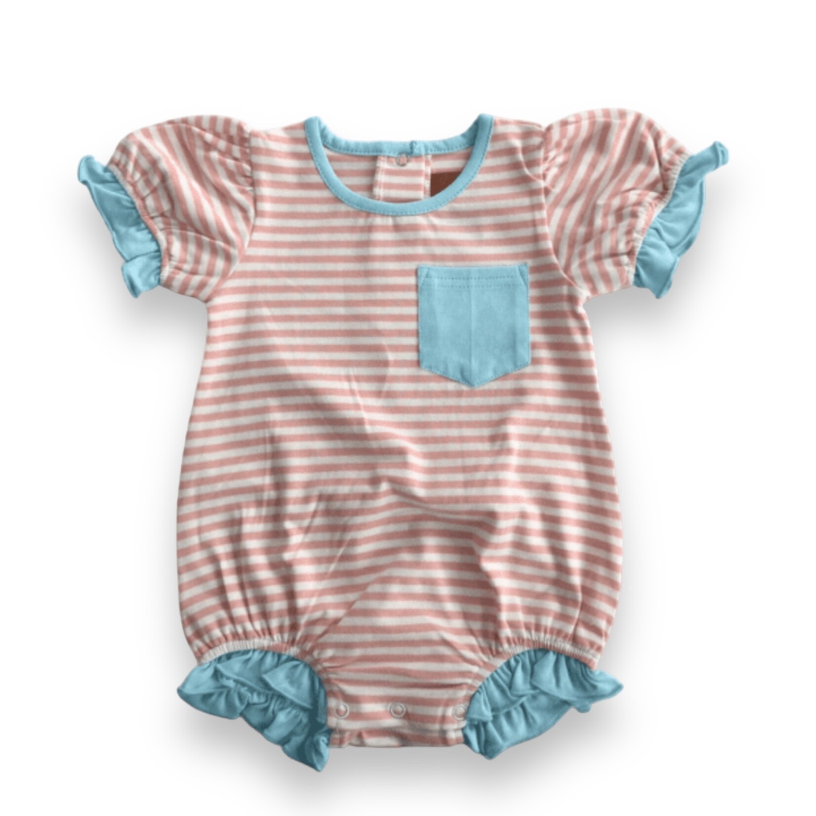 Millie Jay Peach & Aqua Paisley Bubble