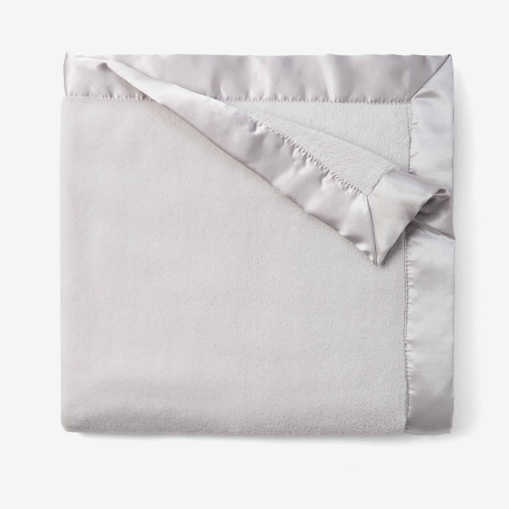 Elegant Baby Gray Fleece Stroller Blanket