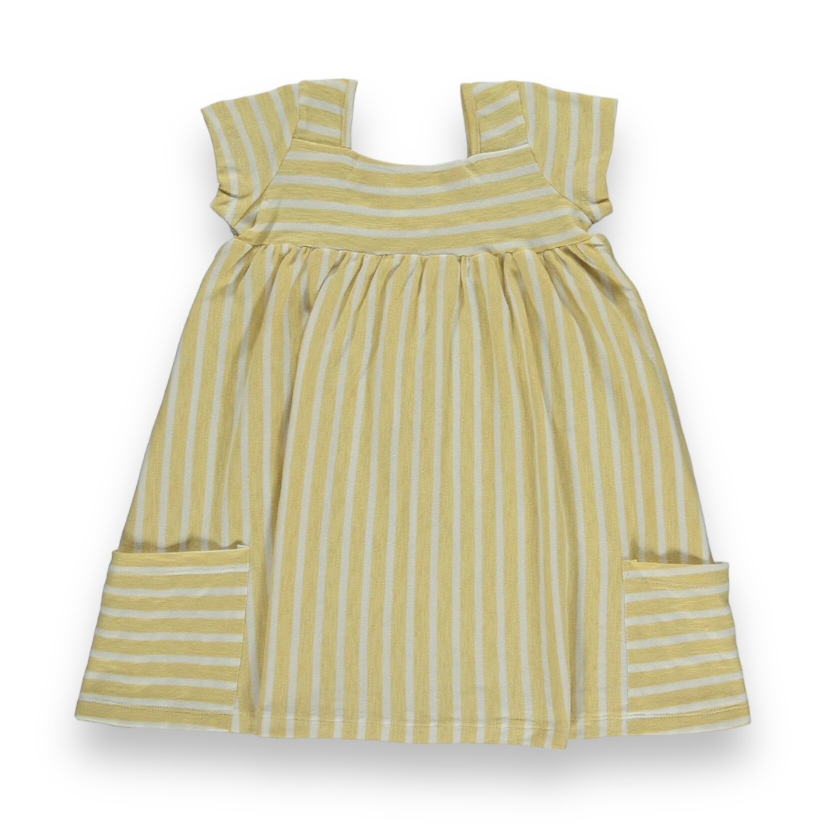 Vignette Yellow Striped Rylie Dress