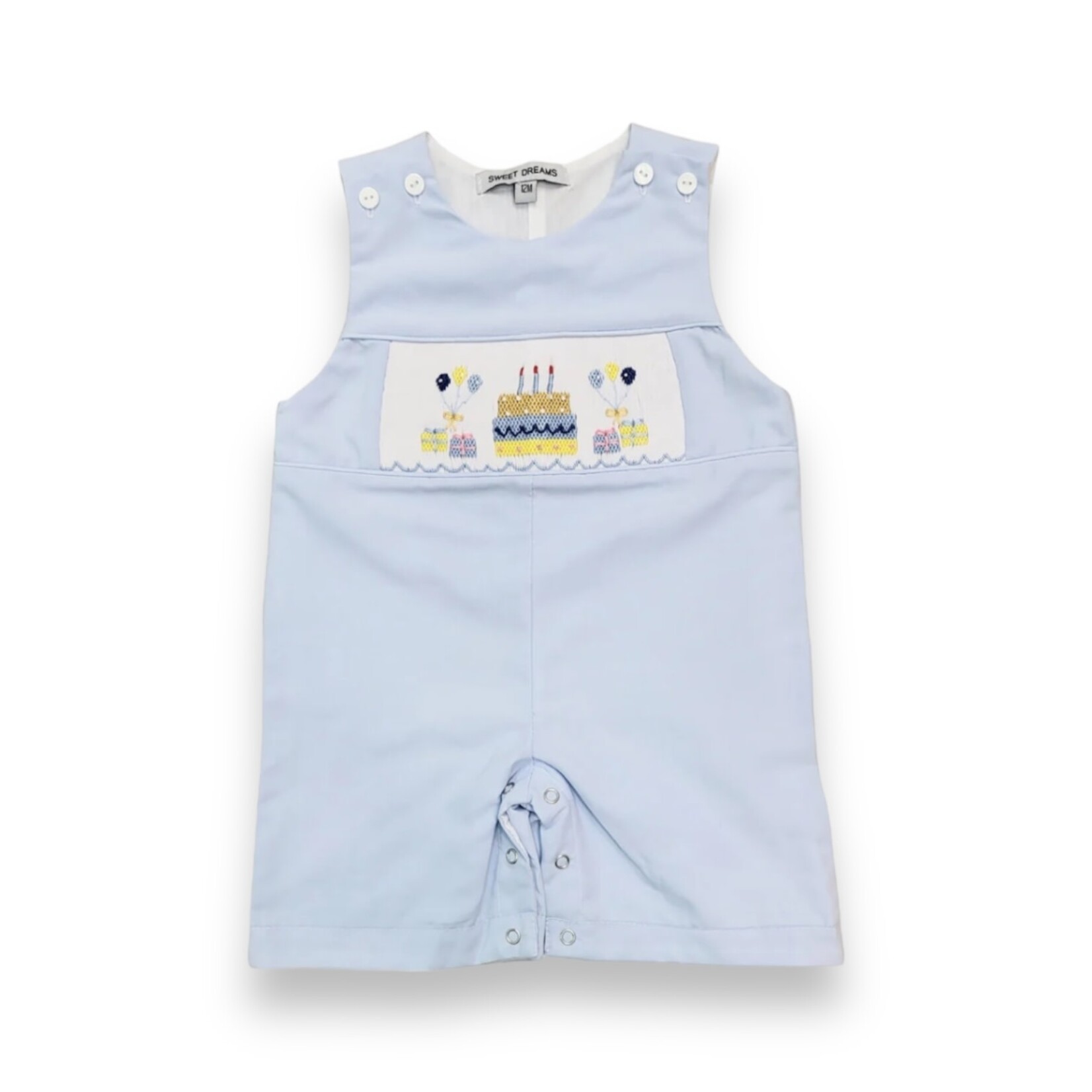 Sweet Dreams Happy Birthday Smocked Jon Jon