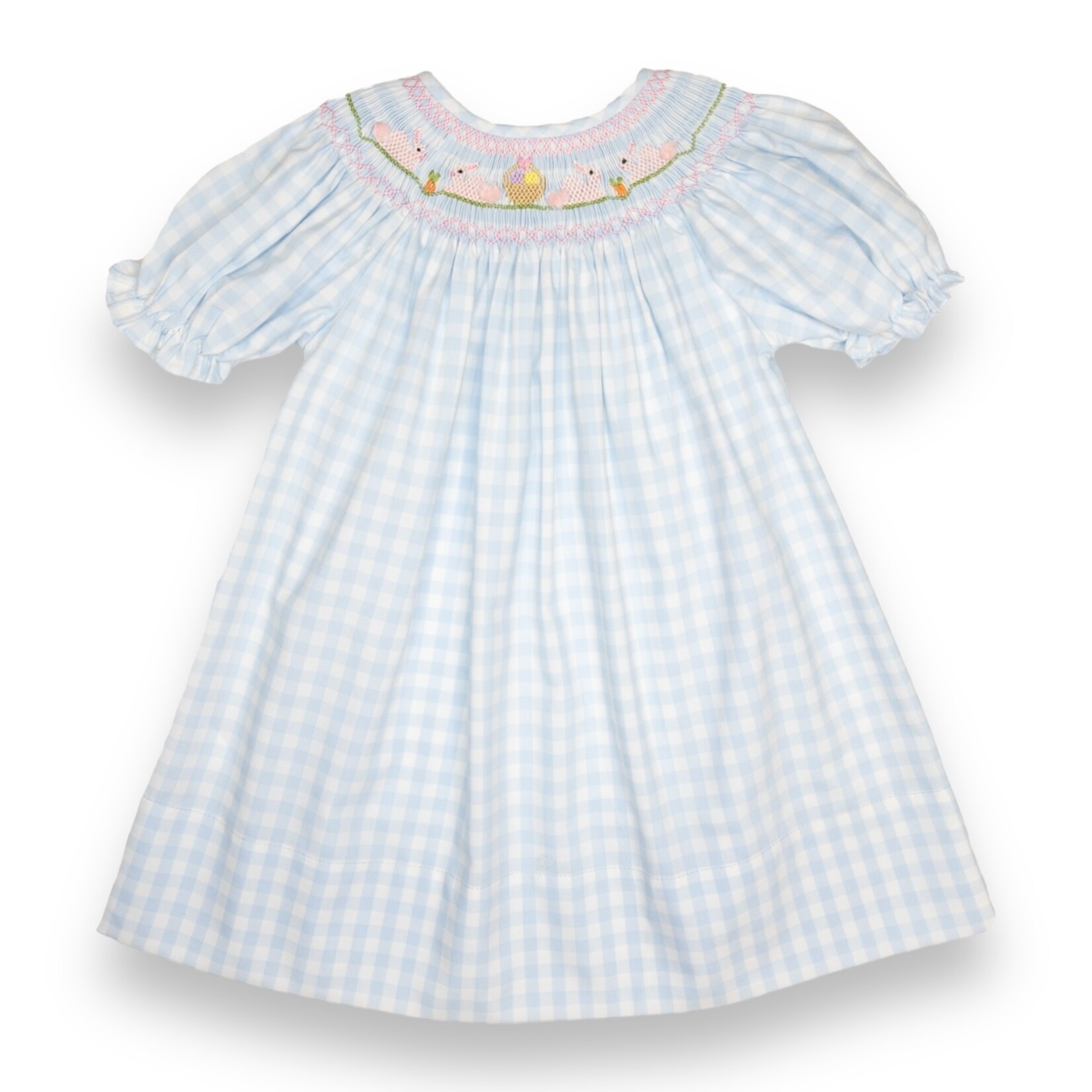 Sweet Dreams Smocked Bunny Basket Dress
