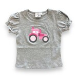 Luigi Kids Pink Tractor Shirt - Size 7