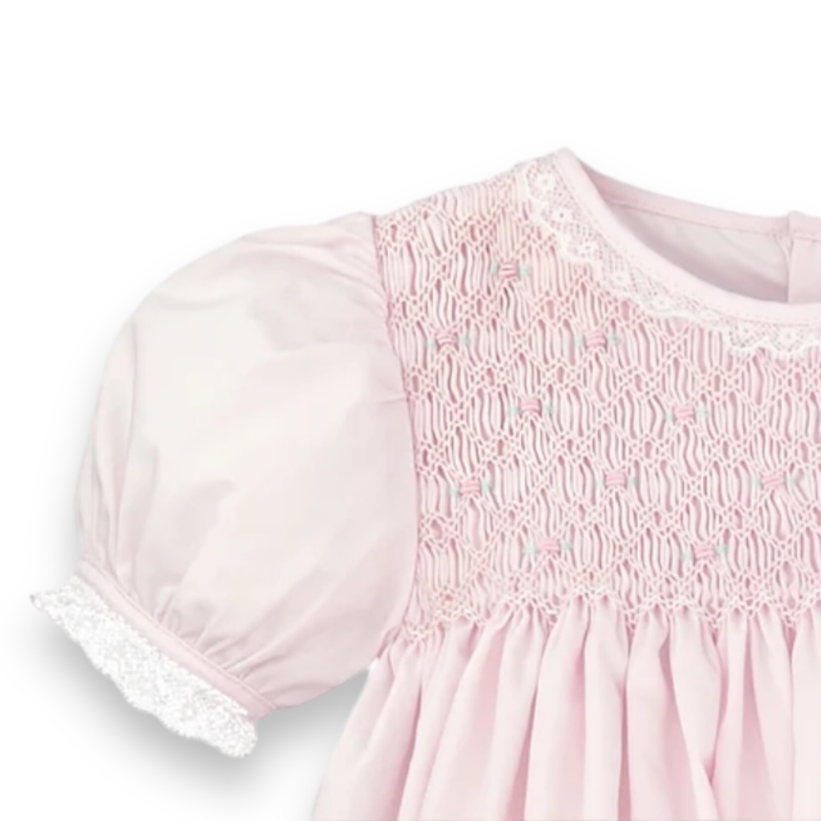 Petit Ami Pink Smocked Dress