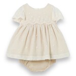 Mayoral Embroidered Tulle Dress Set