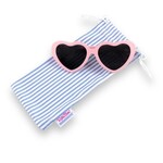 Ruffle Butts Pink Heart Sunglasses