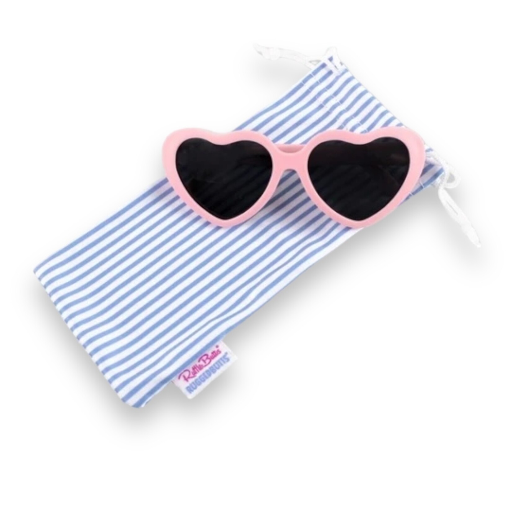 Ruffle Butts Pink Heart Sunglasses