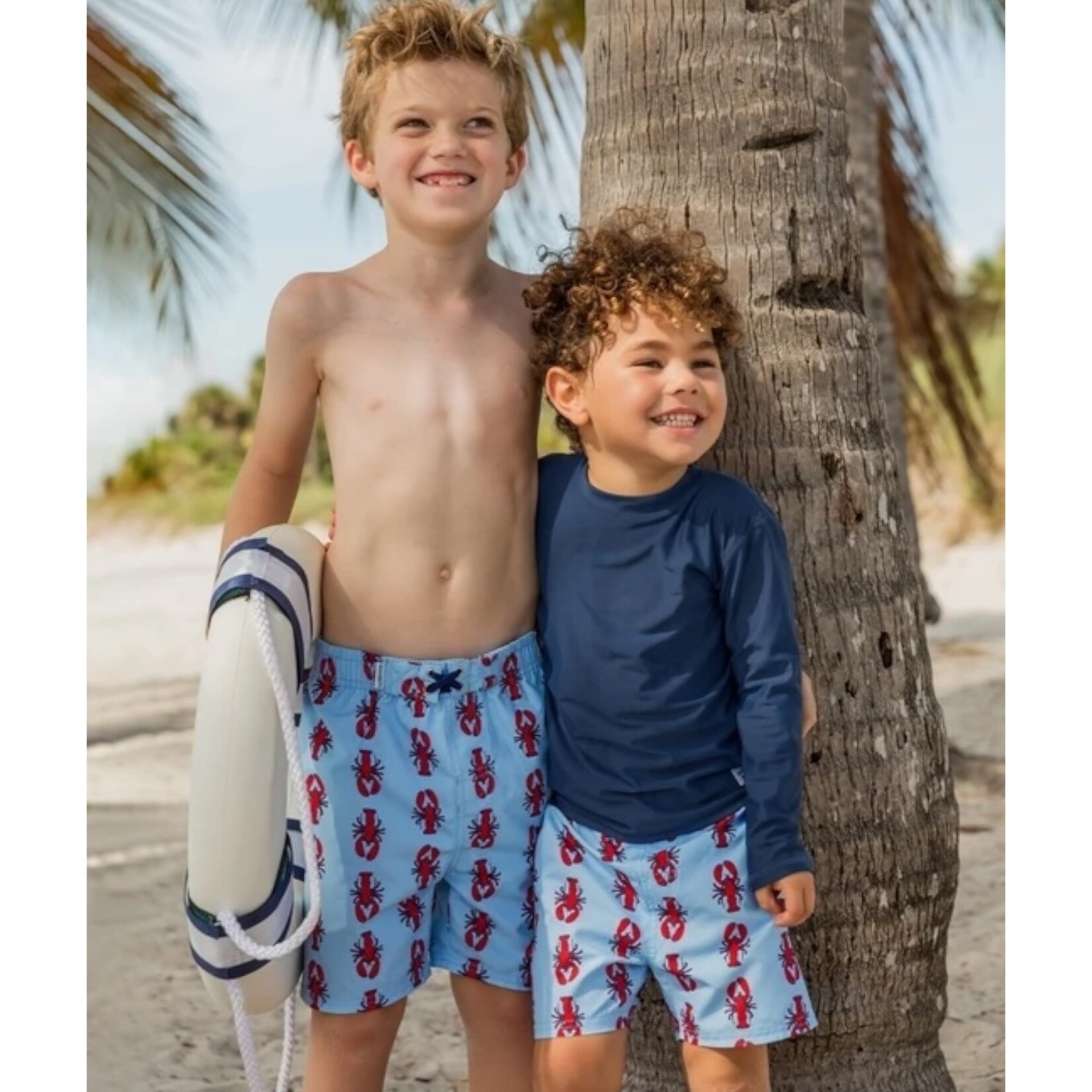 Rugged Butts Navy Long Sleeve Rash Guard Top