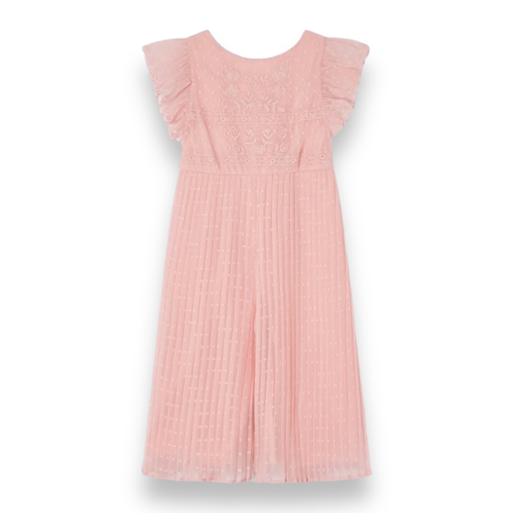 Mayoral Plumeti Chiffon Jumpsuit