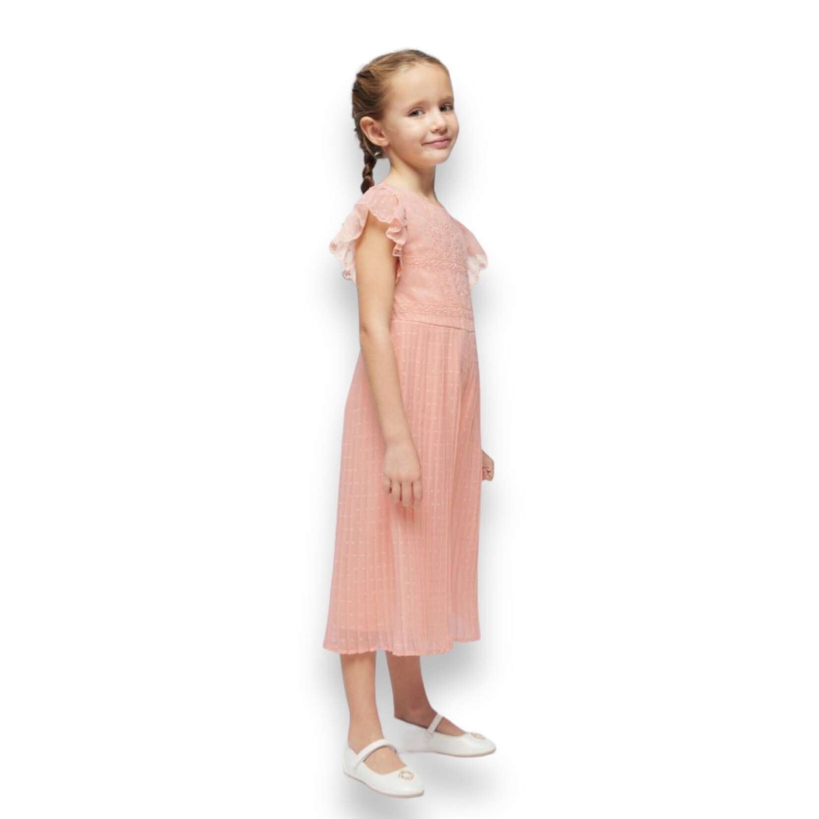 Mayoral Plumeti Chiffon Jumpsuit