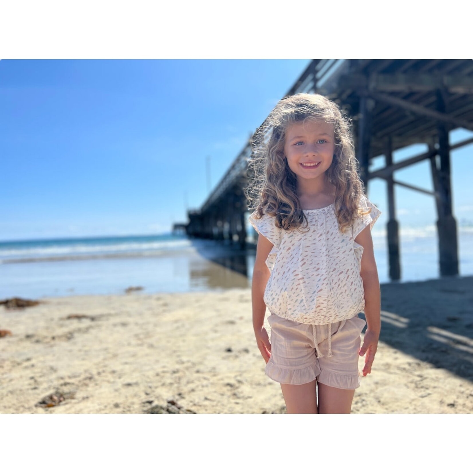 Vignette Cream Brynlee Shorts