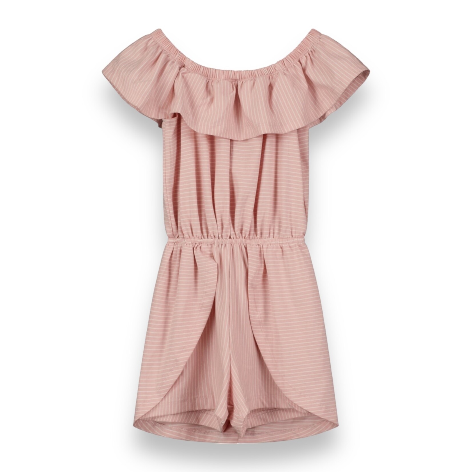 Vignette Pink Stripe Dolly Romper