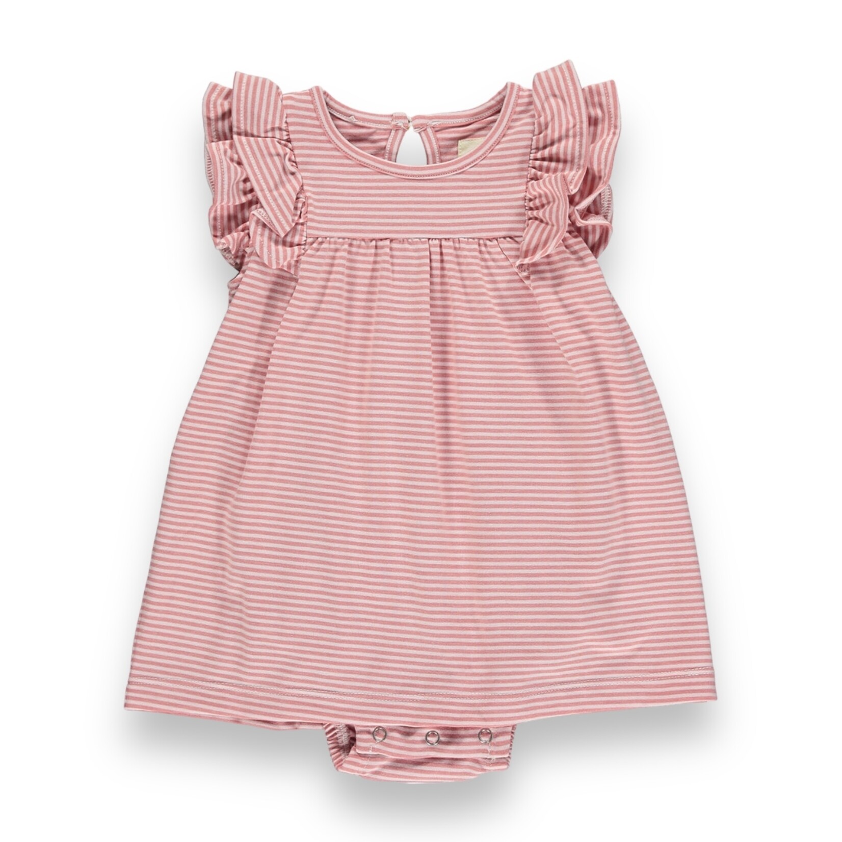 Vignette Berry Stripe Jenn Dress