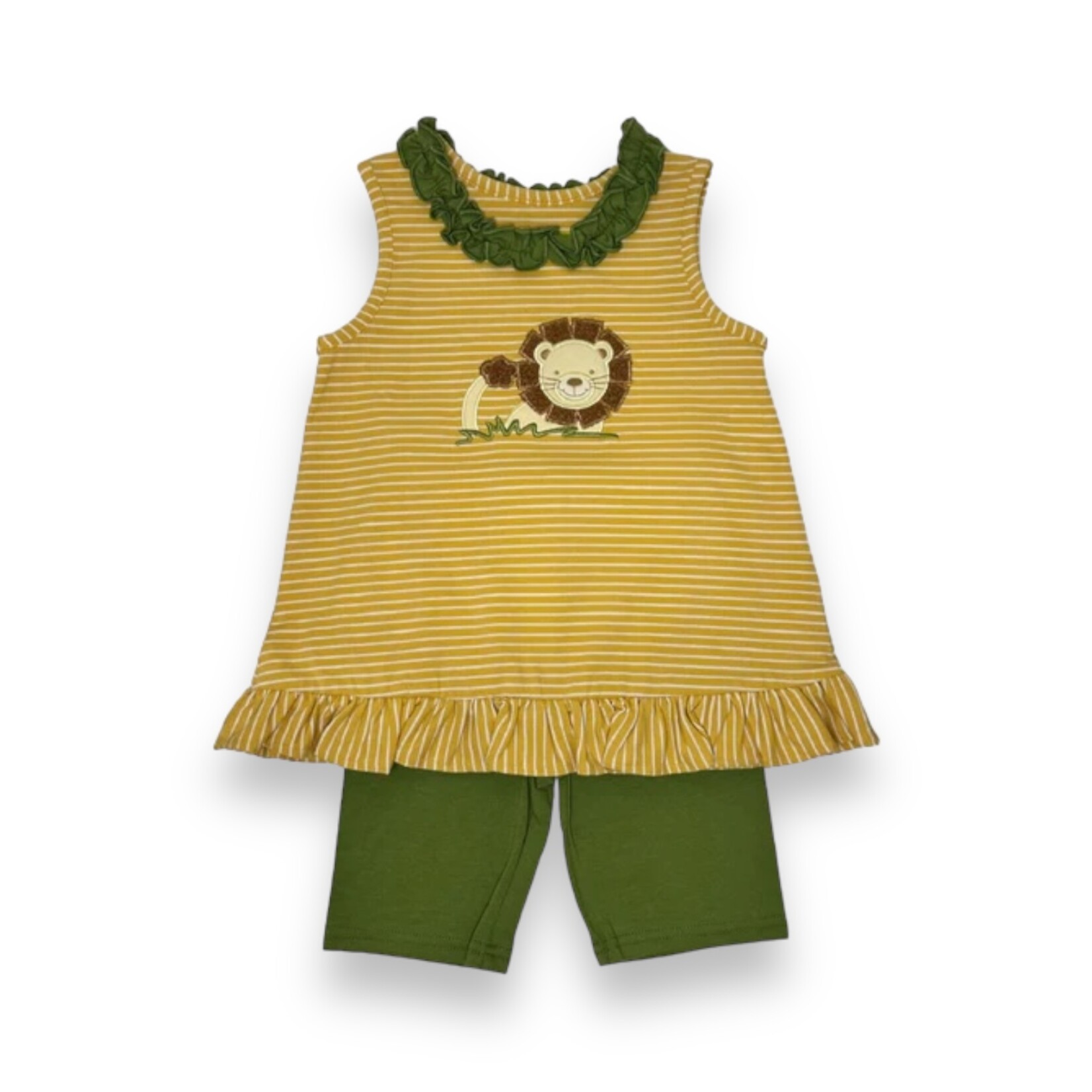 Be Mine Lion Ruffle Short Set