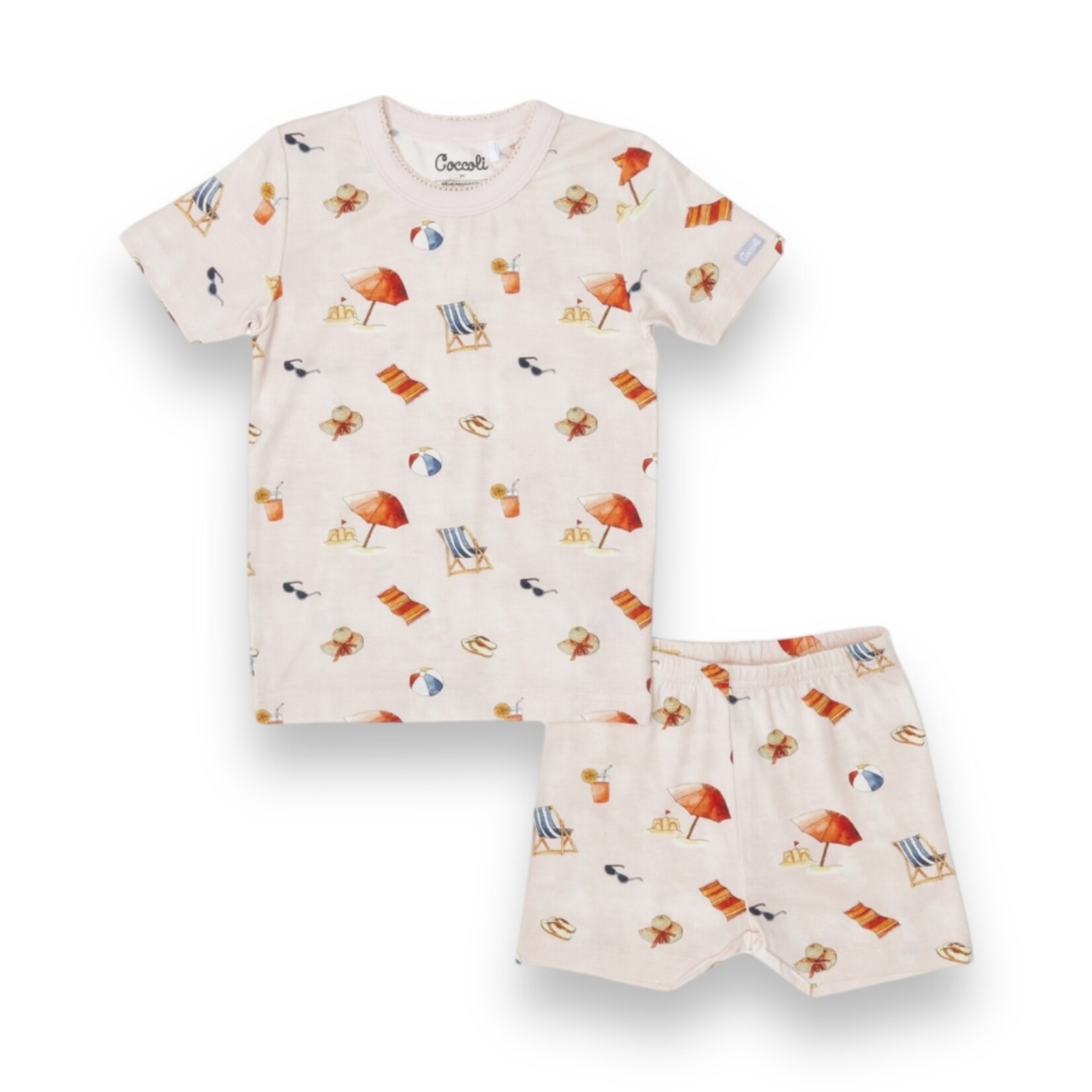 Coccoli Beach Day Bamboo Shortie PJ Set
