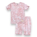 Vaenait Baby Marble Pink Shortie PJ Set