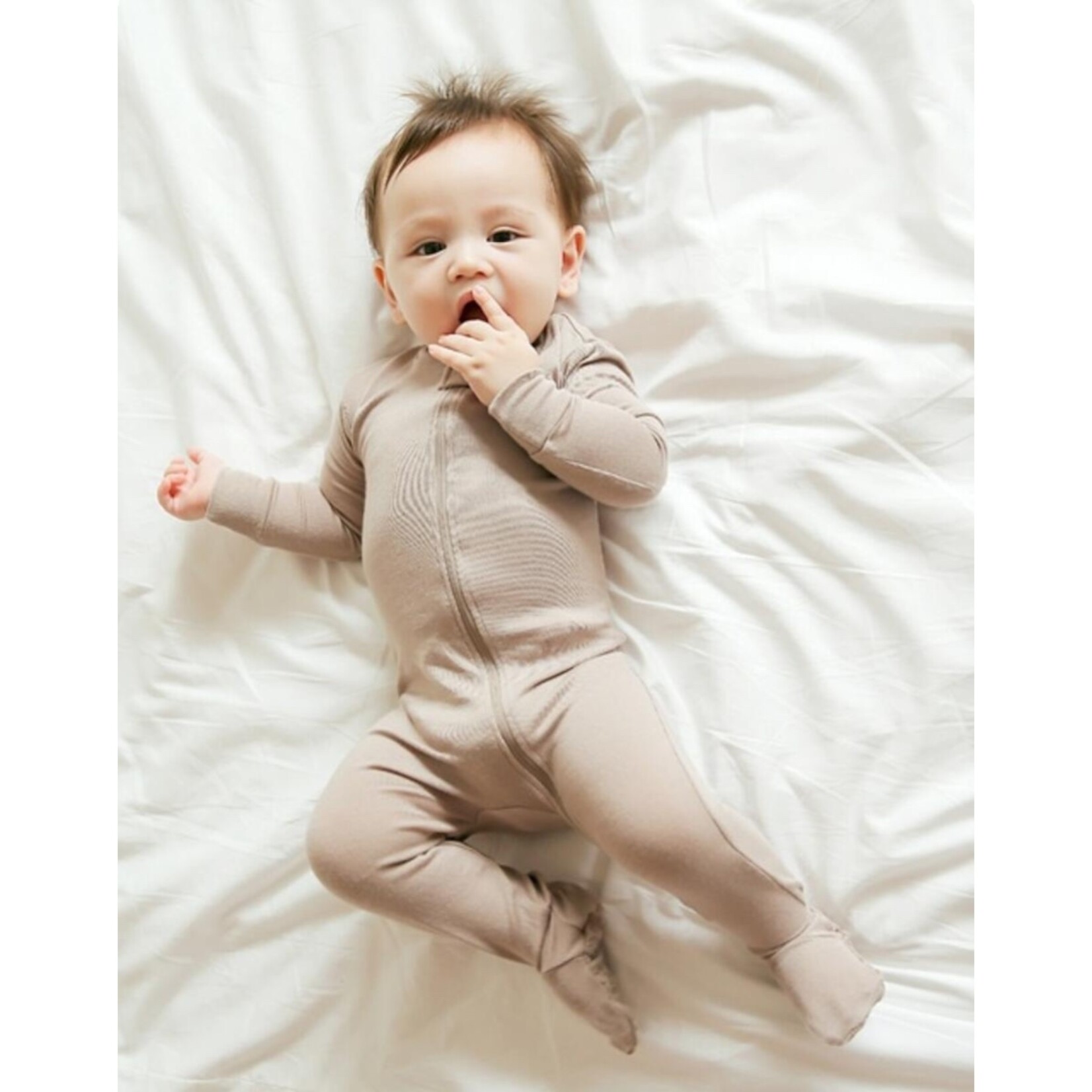 Beige Footie