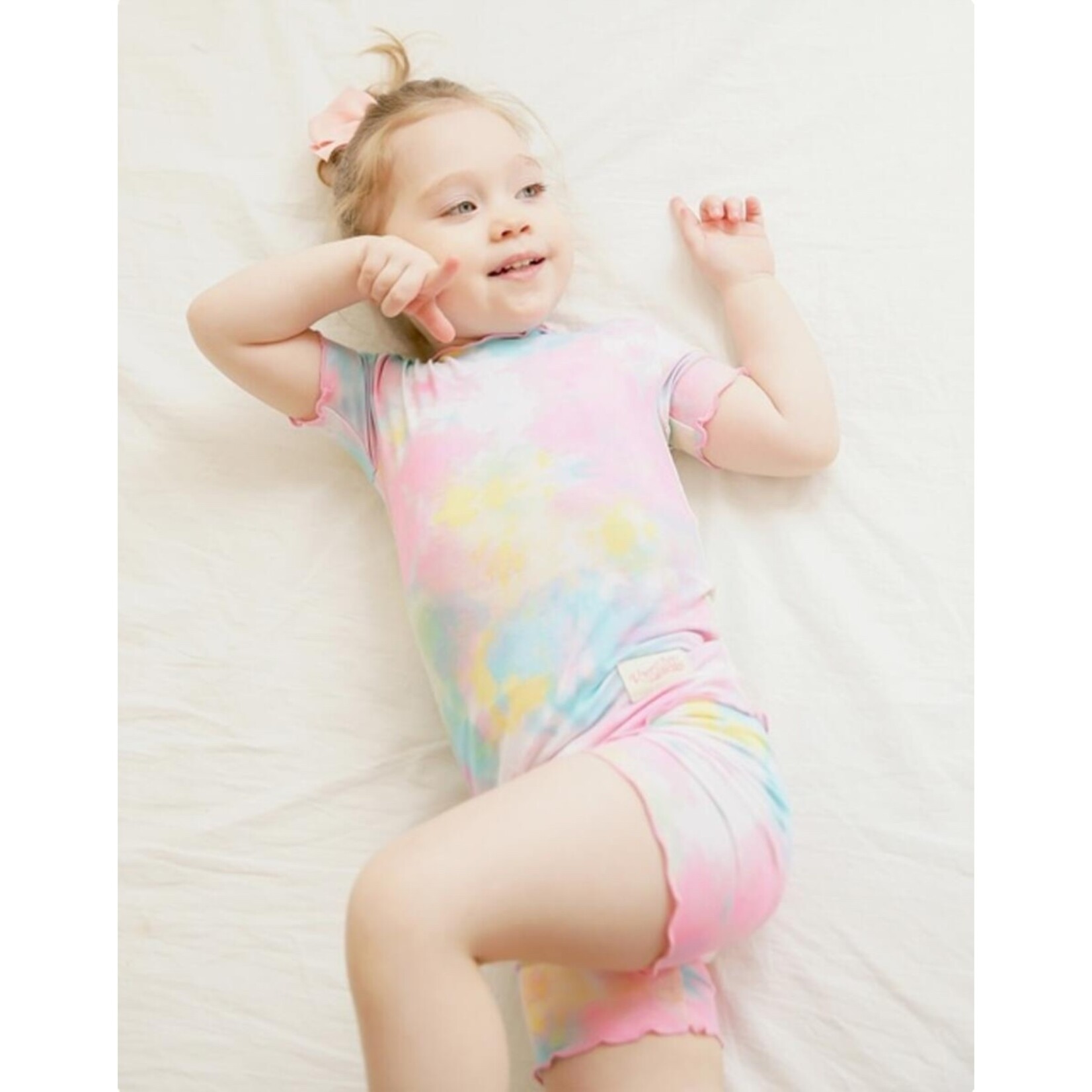 Neon Tie Dye Shortie PJ Set