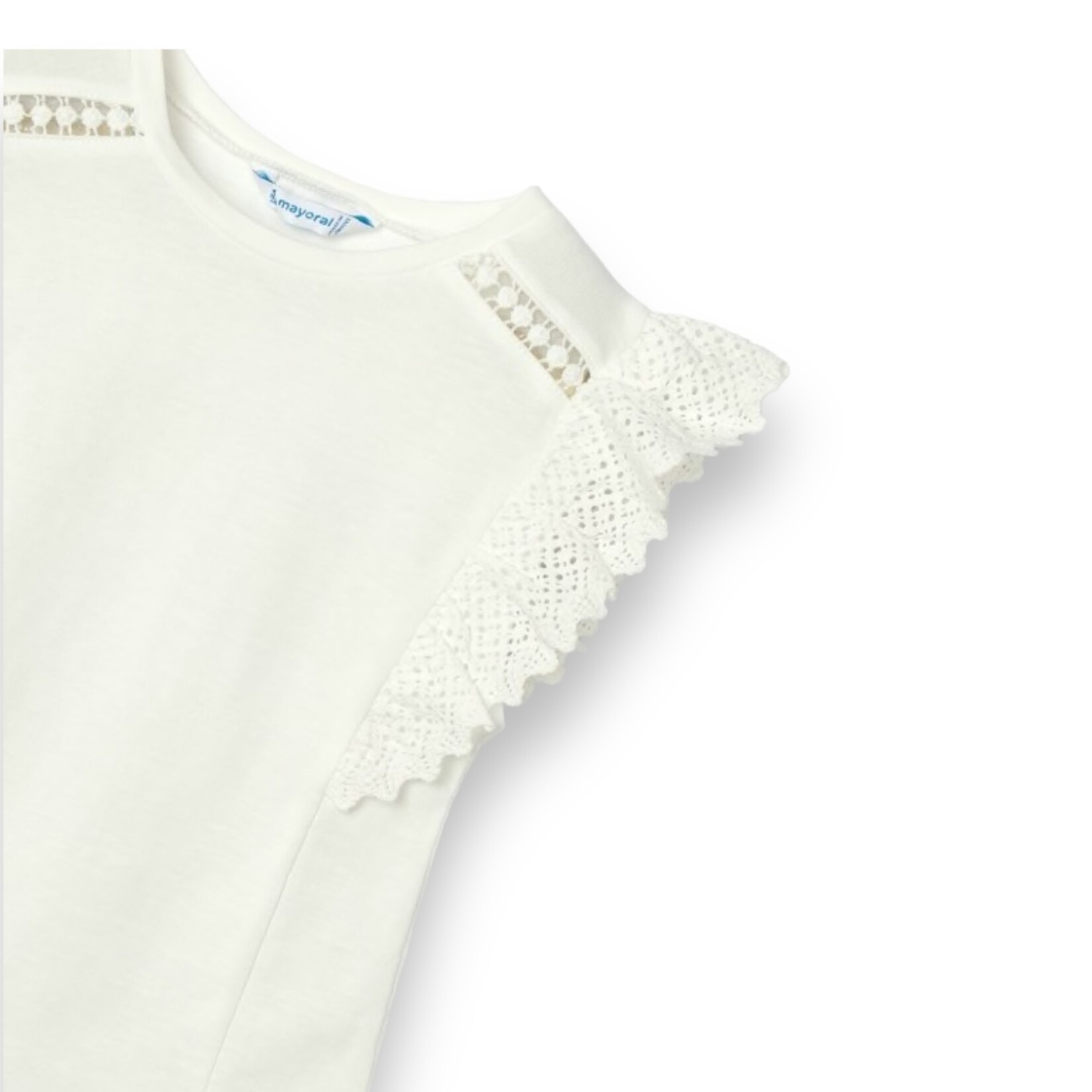 Mayoral White Crochet Top