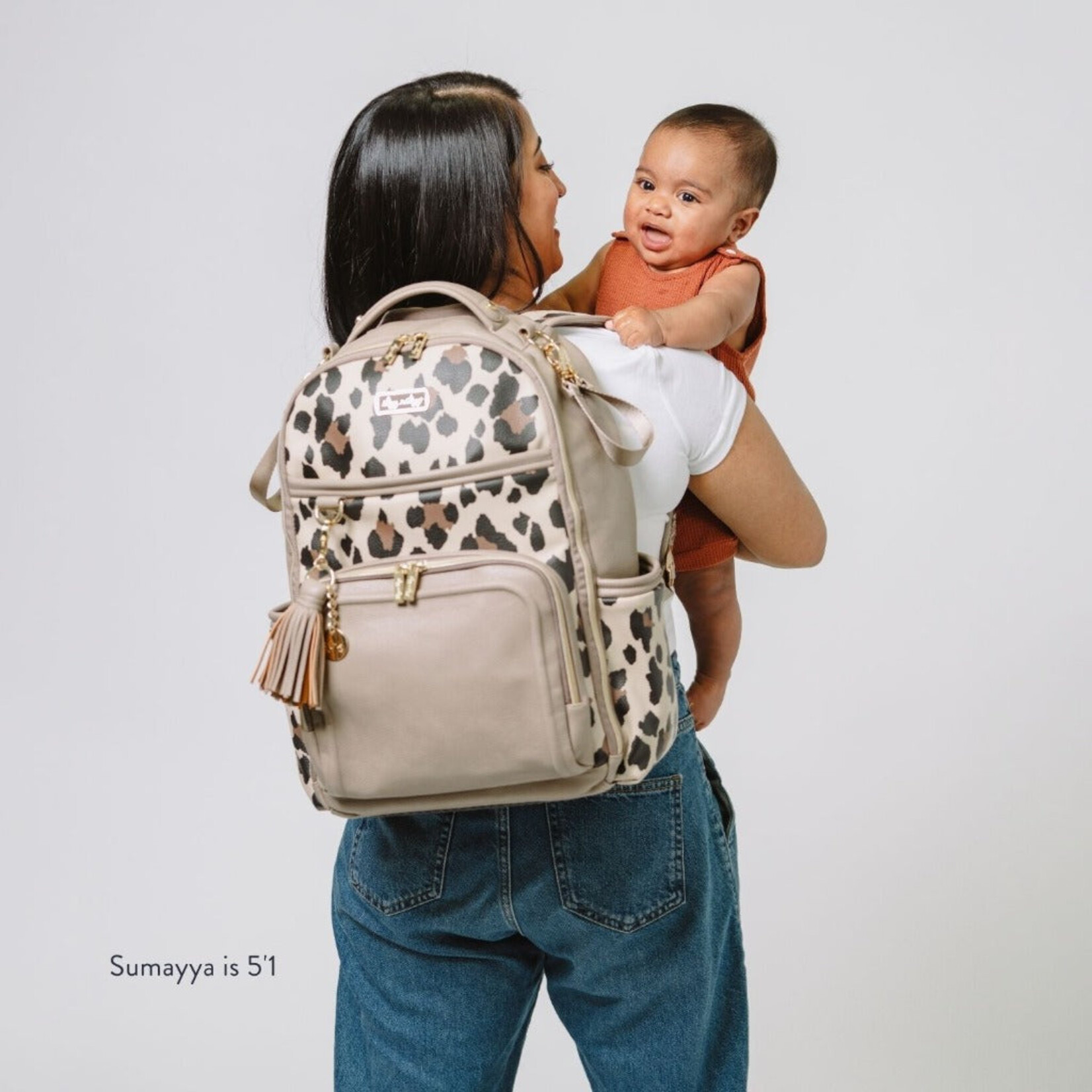 Itzy Ritzy Leopard Boss Plus Backpack Diaper Bag Itzy Ritzy Leopard Boss Plus Backpack Diaper Bag