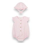 Mayoral Pink Bubble Hat Set