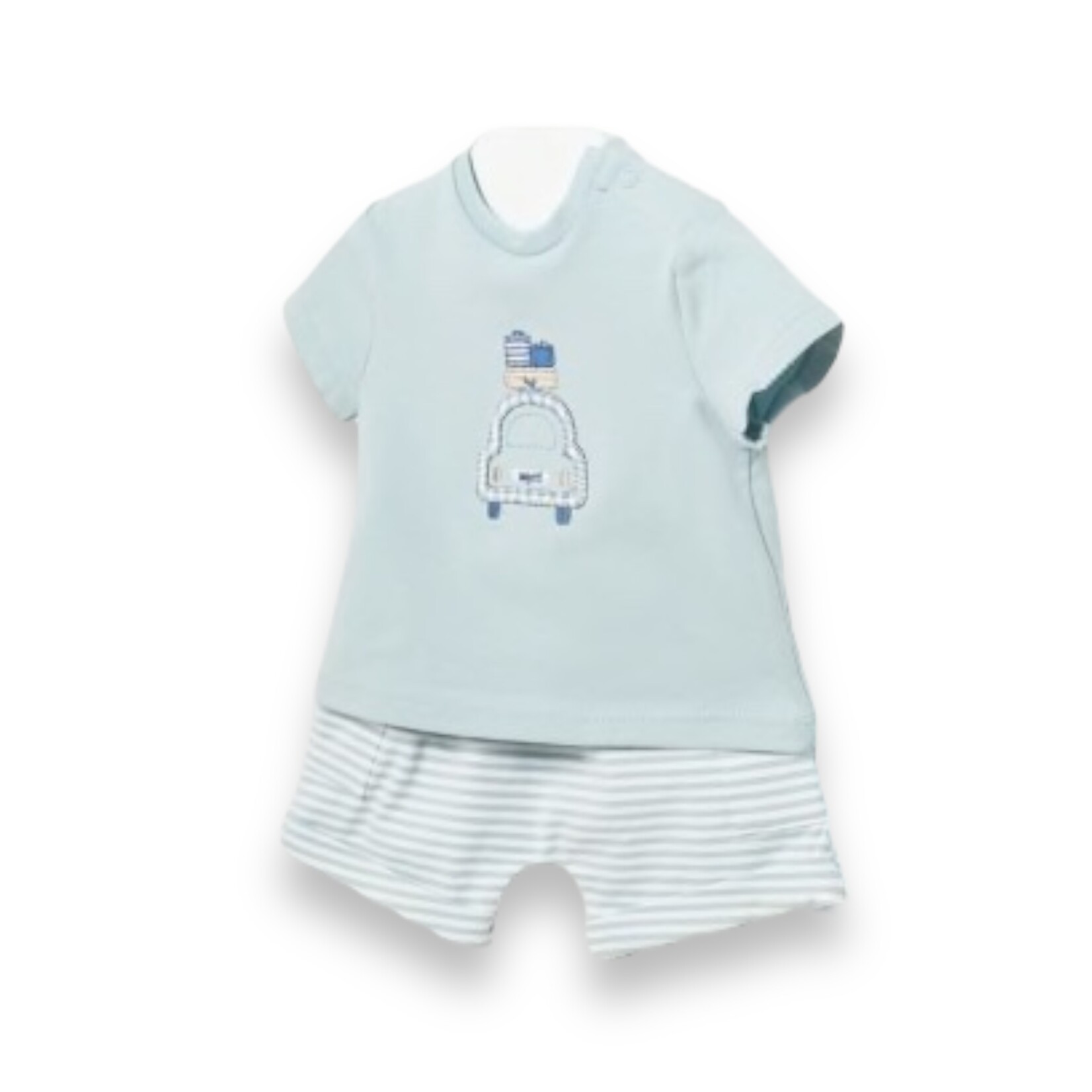 Mayoral Striped Car Short Set