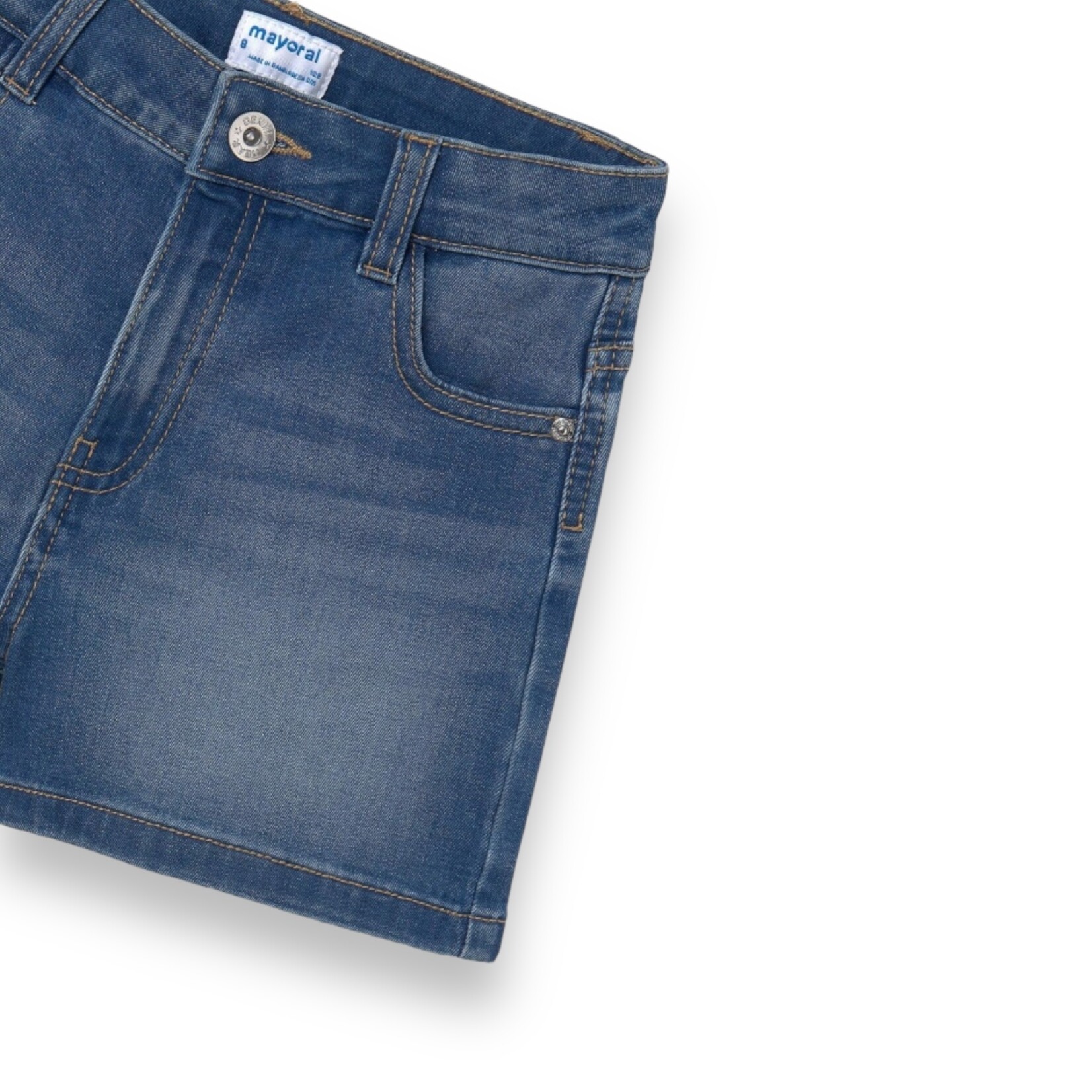 Mayoral Basic Denim Shorts