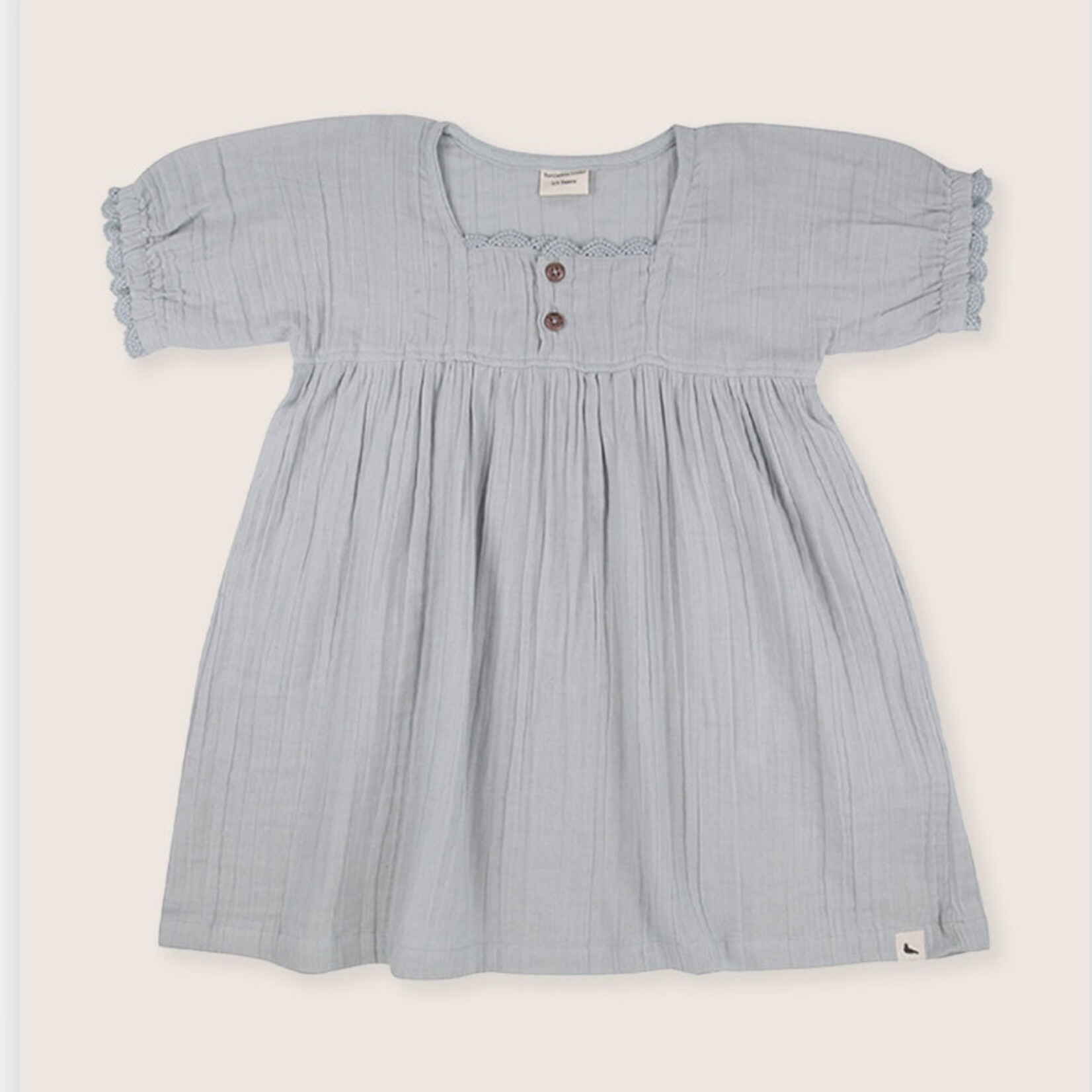 Turtledove London Sky Gauze Dress