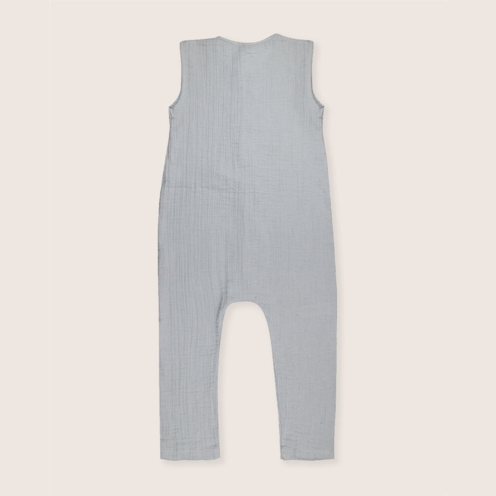 Turtledove London Sky Gauze Dungaree - Size 1-2Y