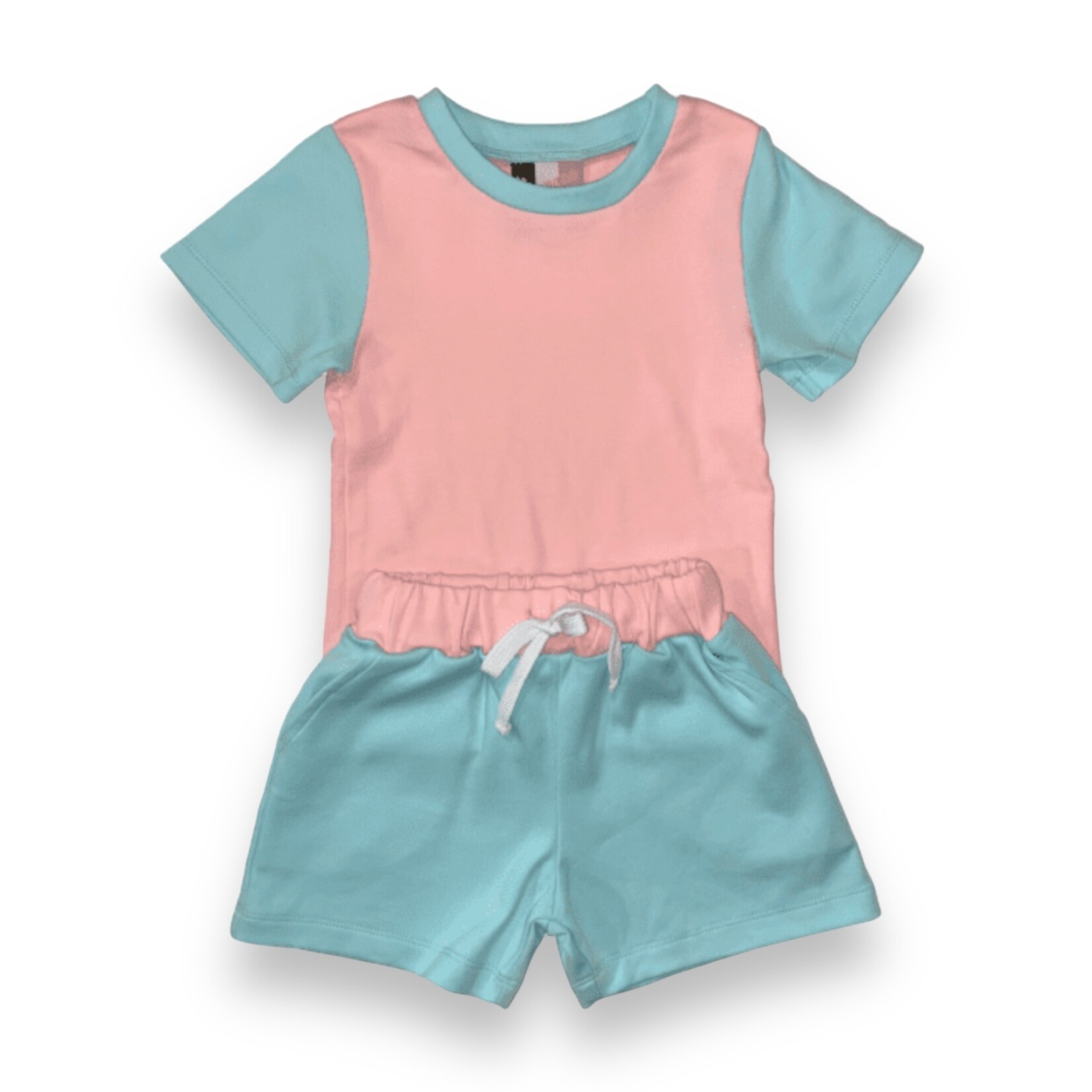 Banana Split Pink/Aqua Color Block Set