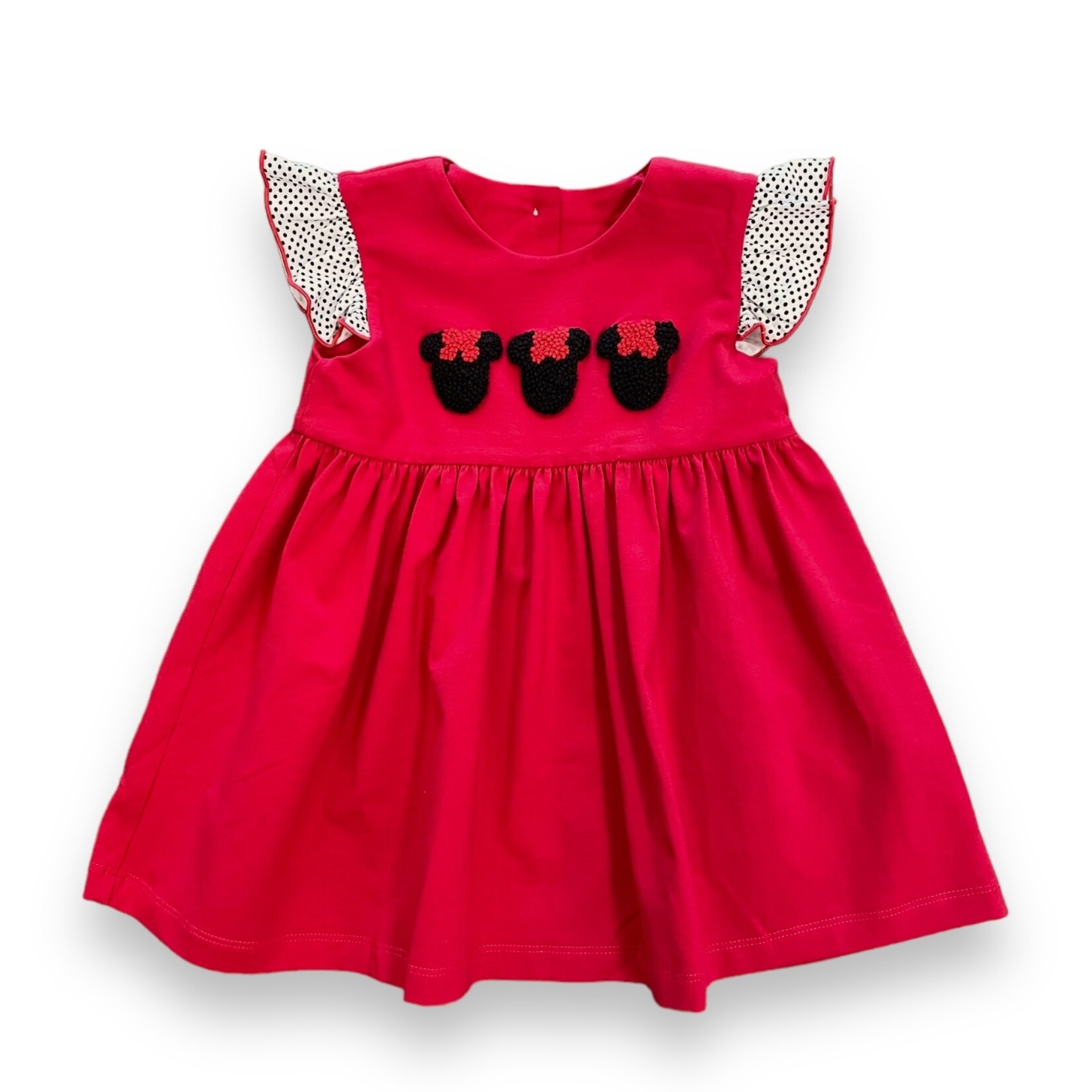 Banana Split Mouse Ears French Knot Dress