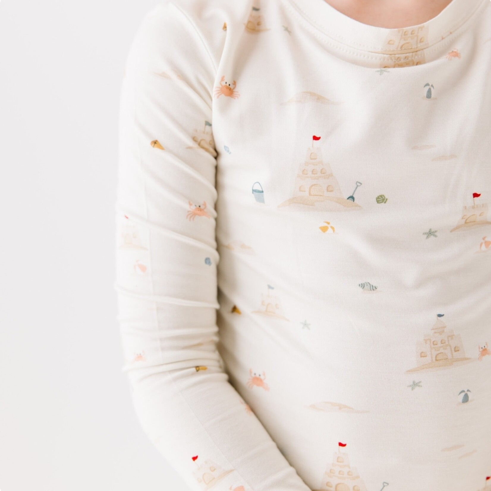 Brave Little Ones Sandcastles Bamboo PJ Set