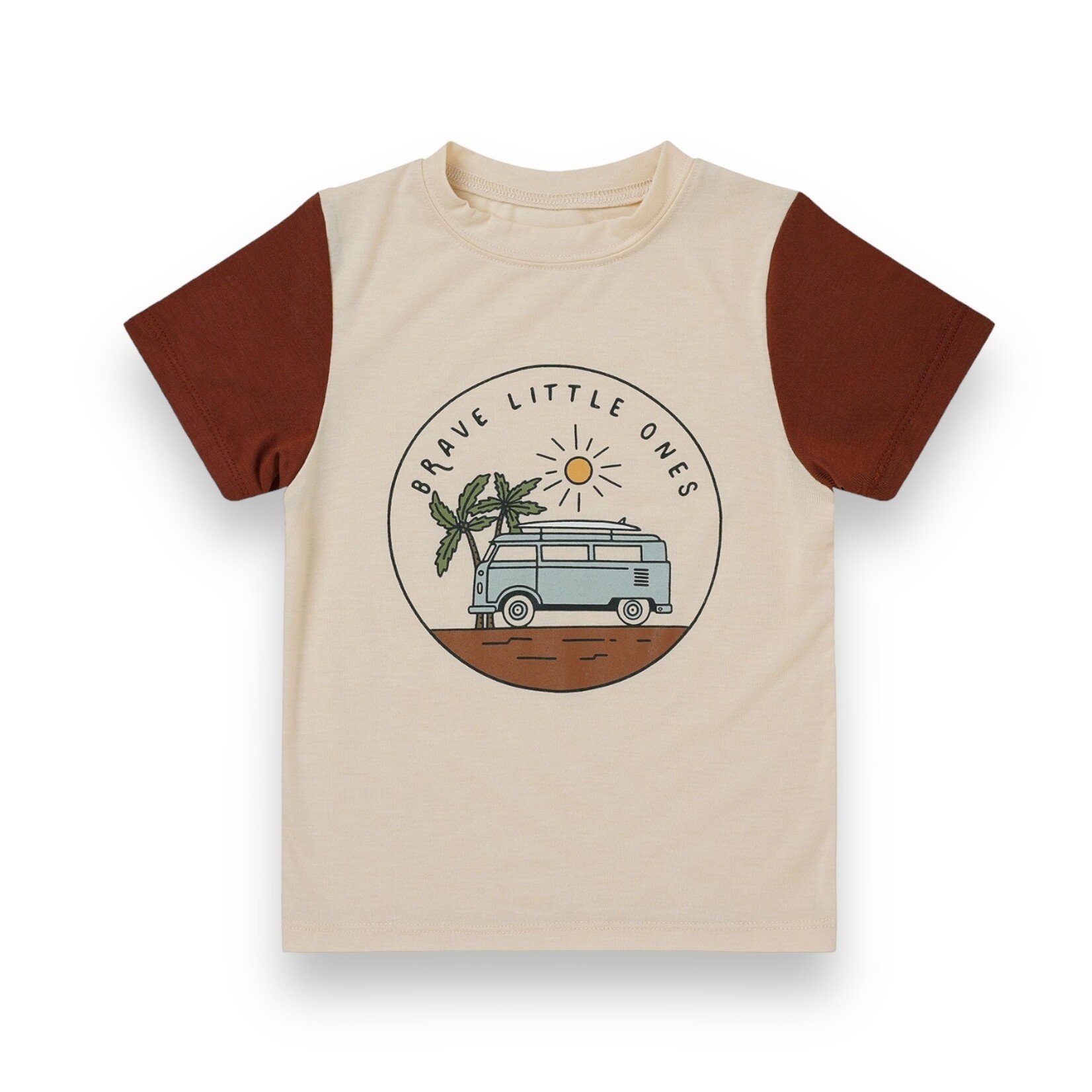 Brave Little Ones VW Bus Rust Shirt