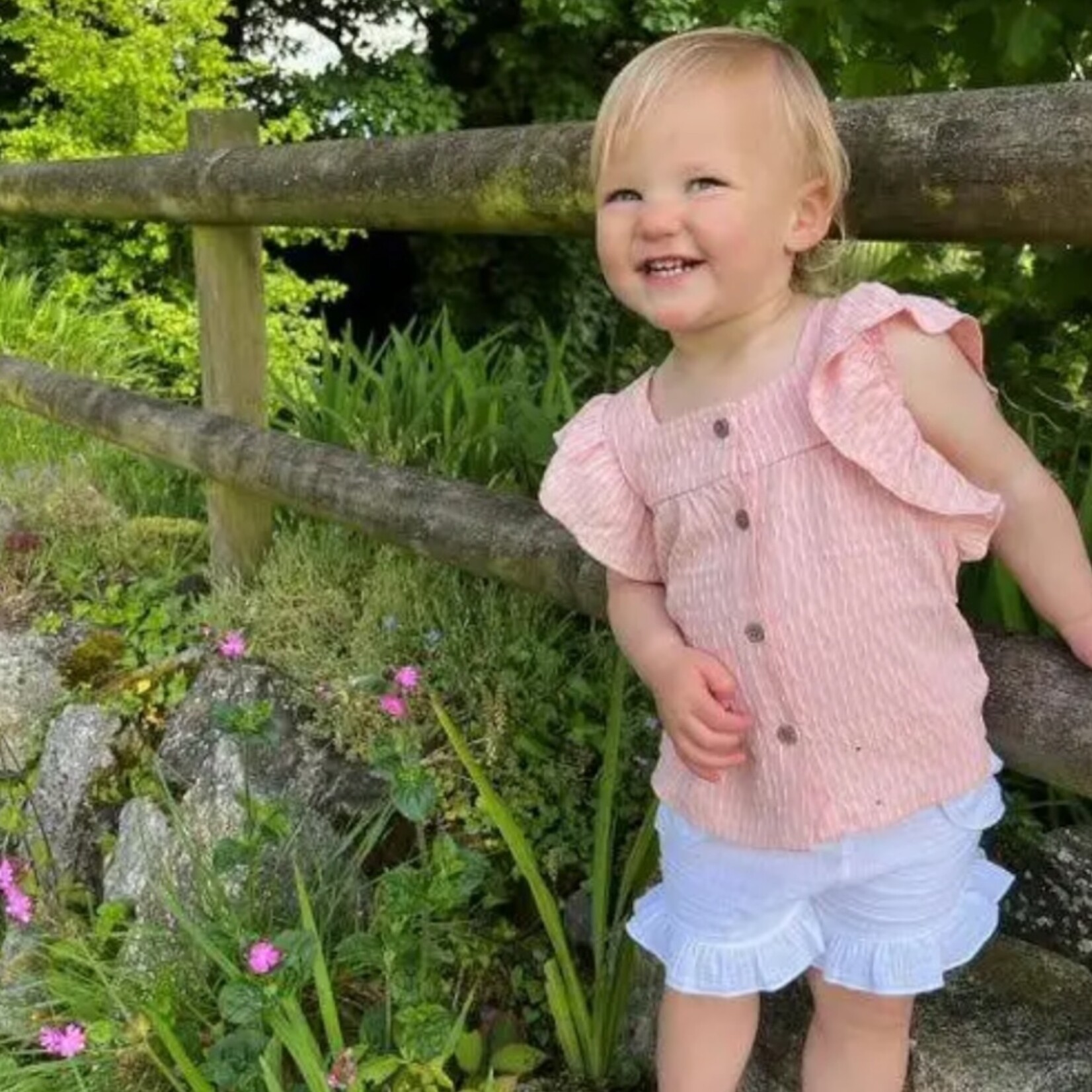 Ettie + H White Lyra Shorts