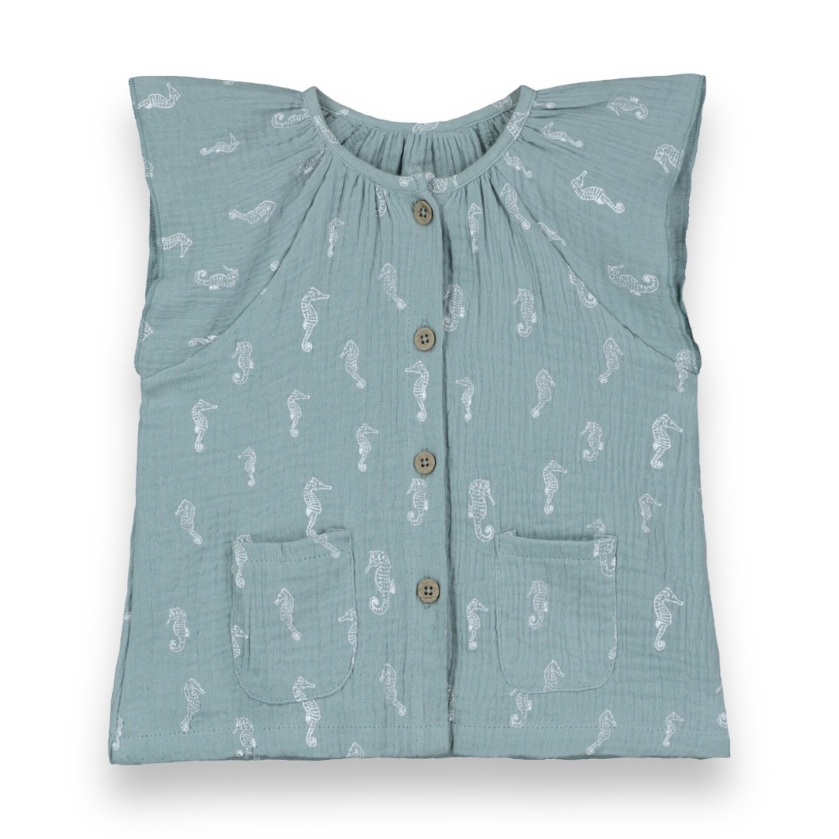 Ettie + H Blue Seahorses Top