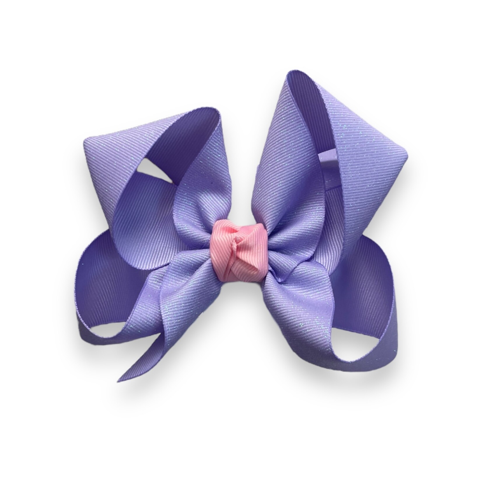 5" Lilac/Pink Sparkle Bow