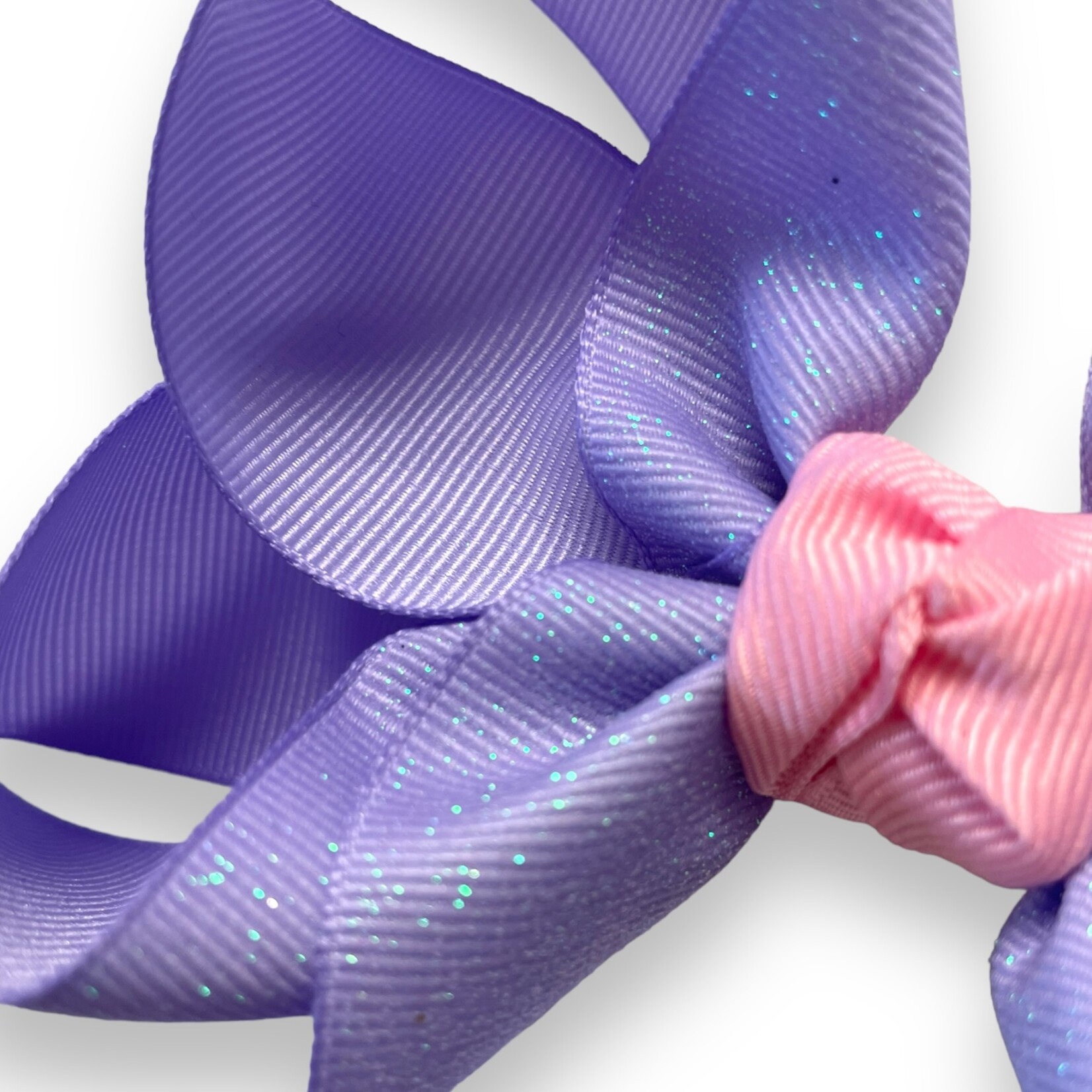5" Lilac/Pink Sparkle Bow