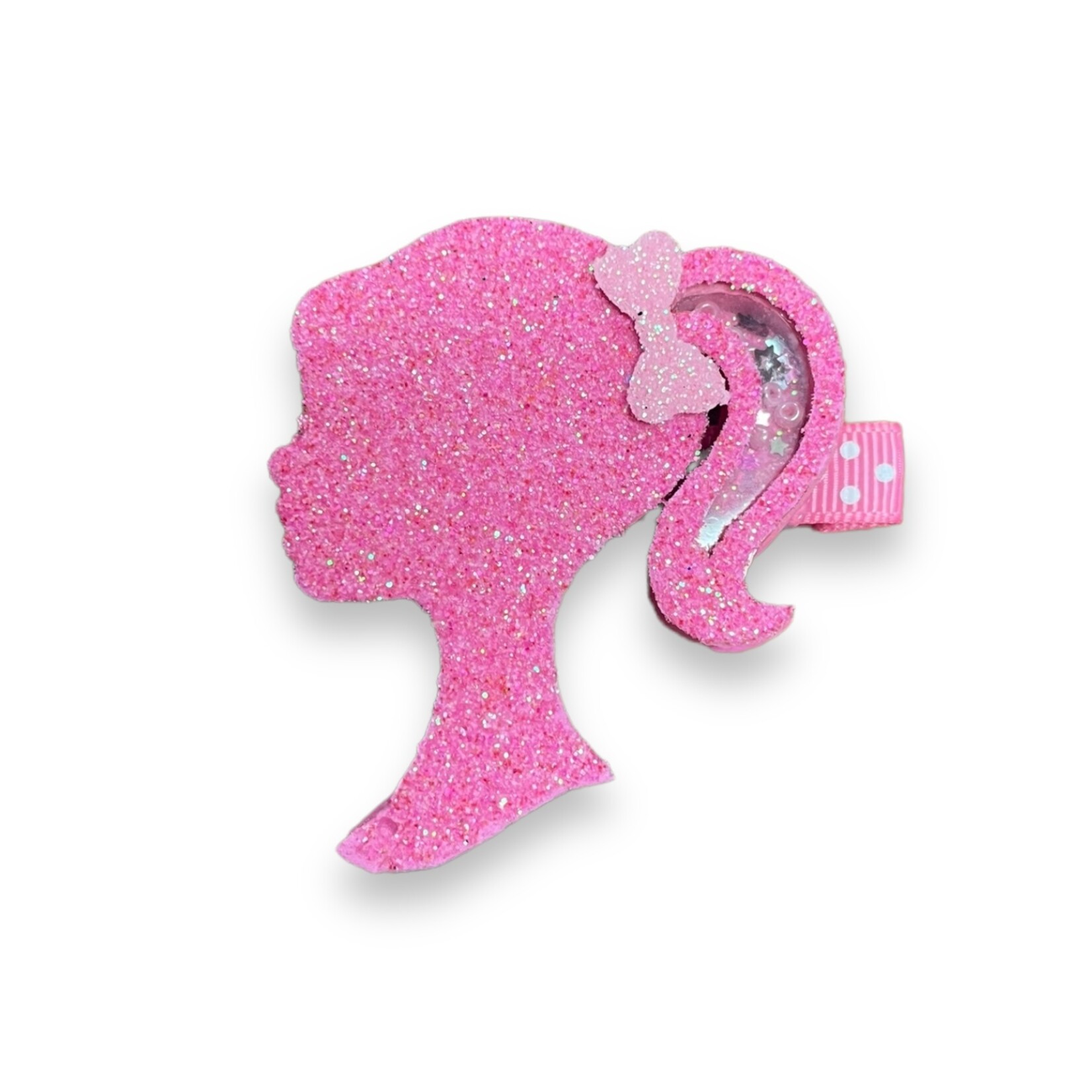 Pink Barbie Glitter Shaker