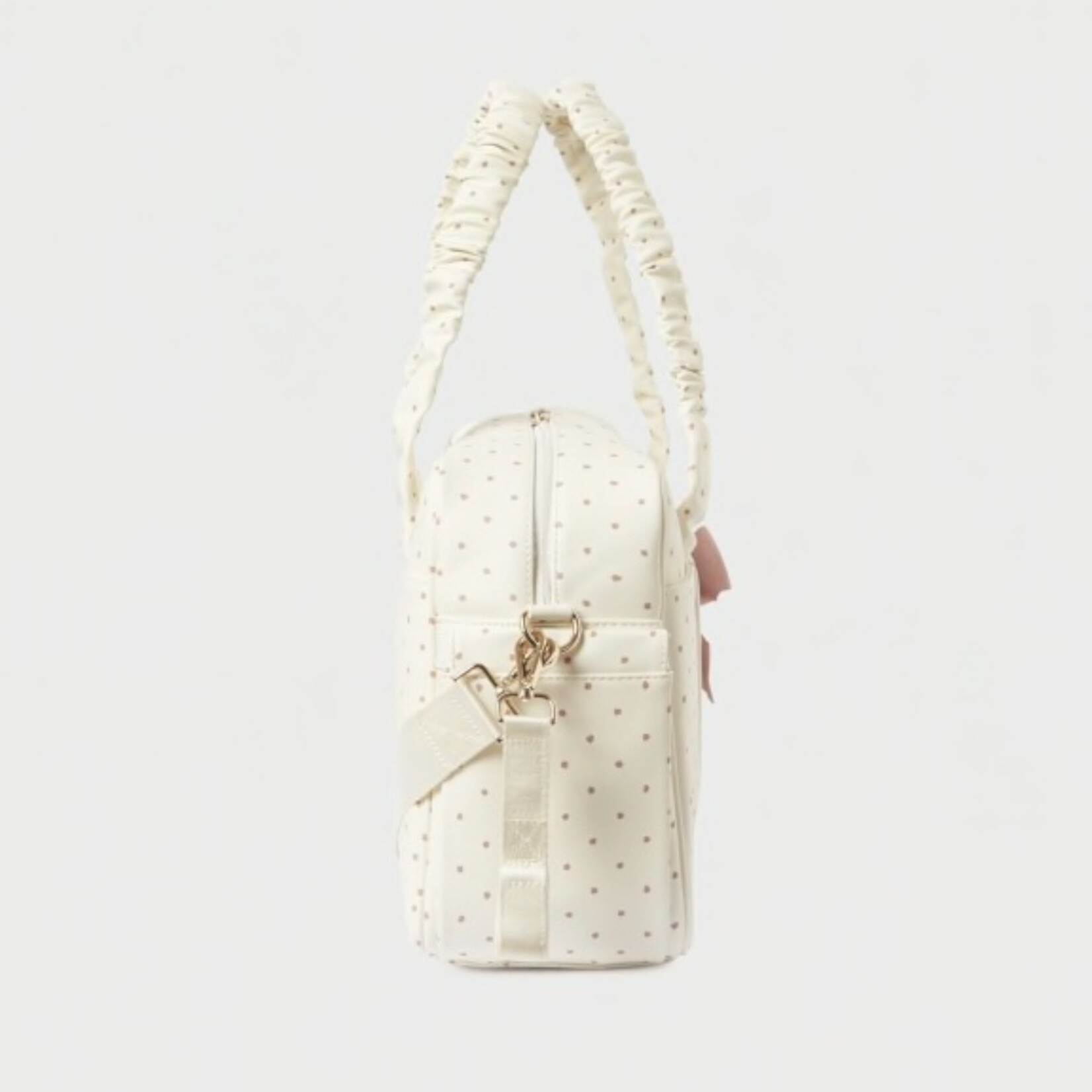 Mayoral Polka Dot Diaper Bag Set - Cream