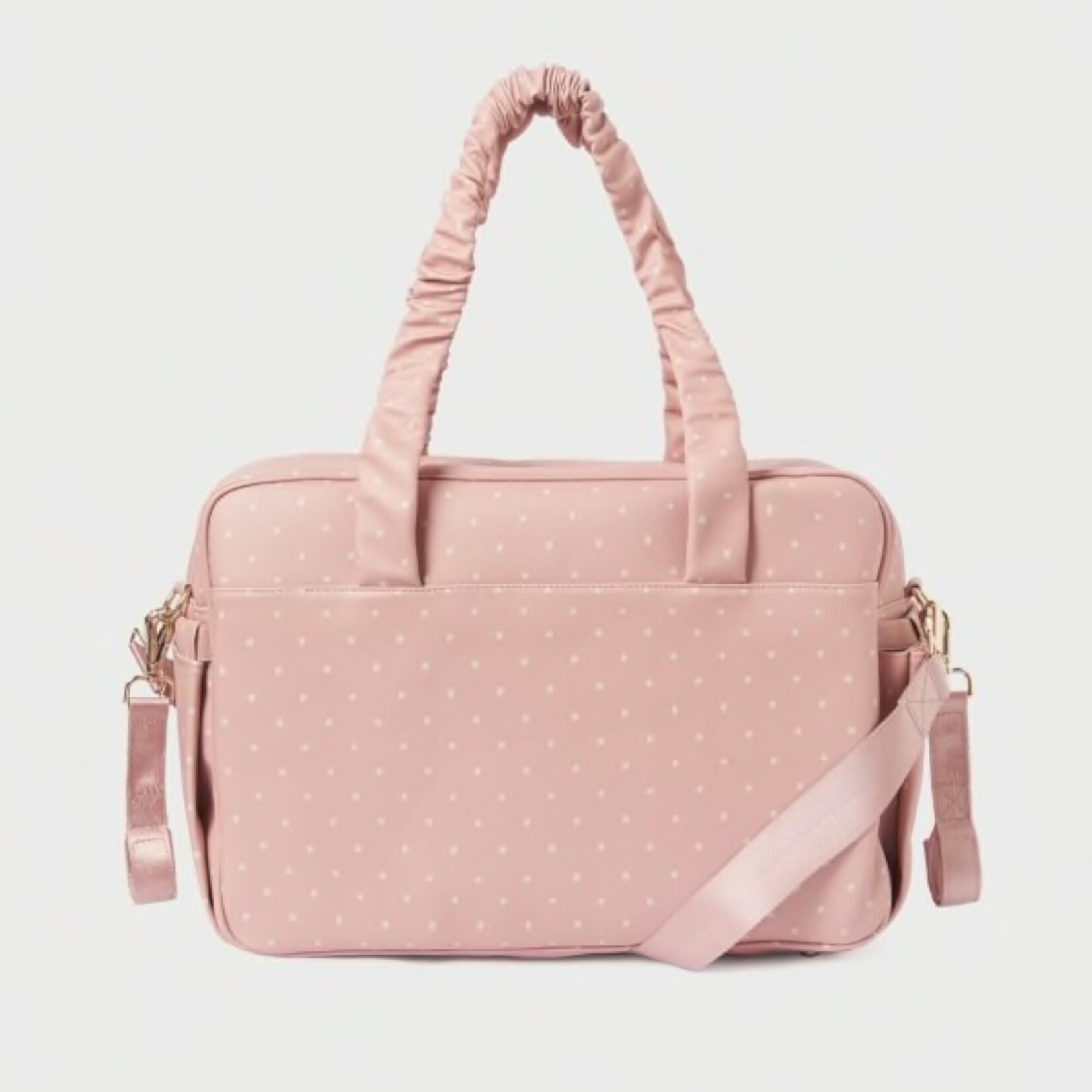 Mayoral Polka Dot Diaper Bag Set - Pink
