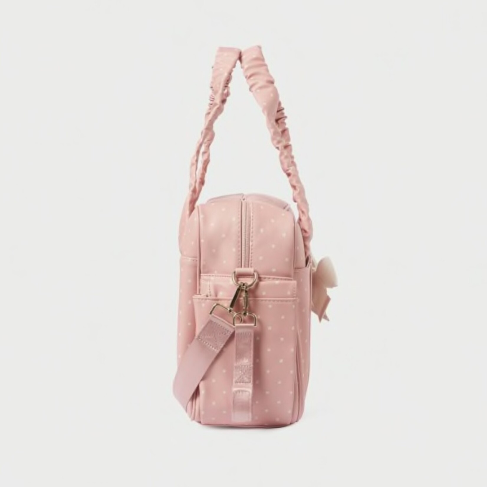Mayoral Polka Dot Diaper Bag Set - Pink