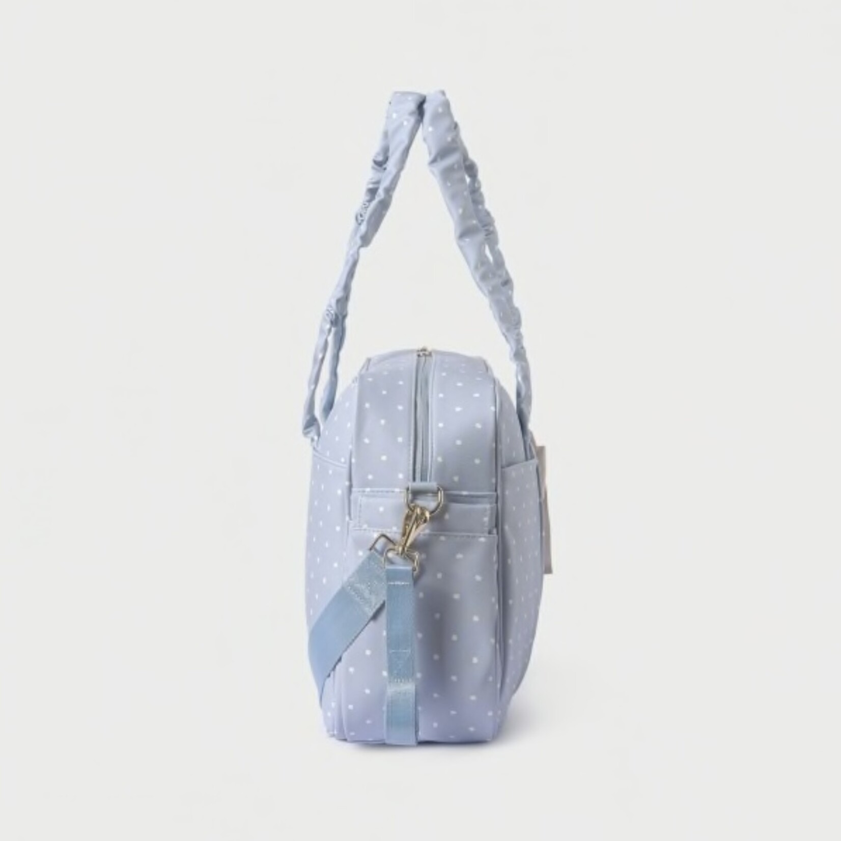 Mayoral Polka Dot Diaper Bag Set - Blue