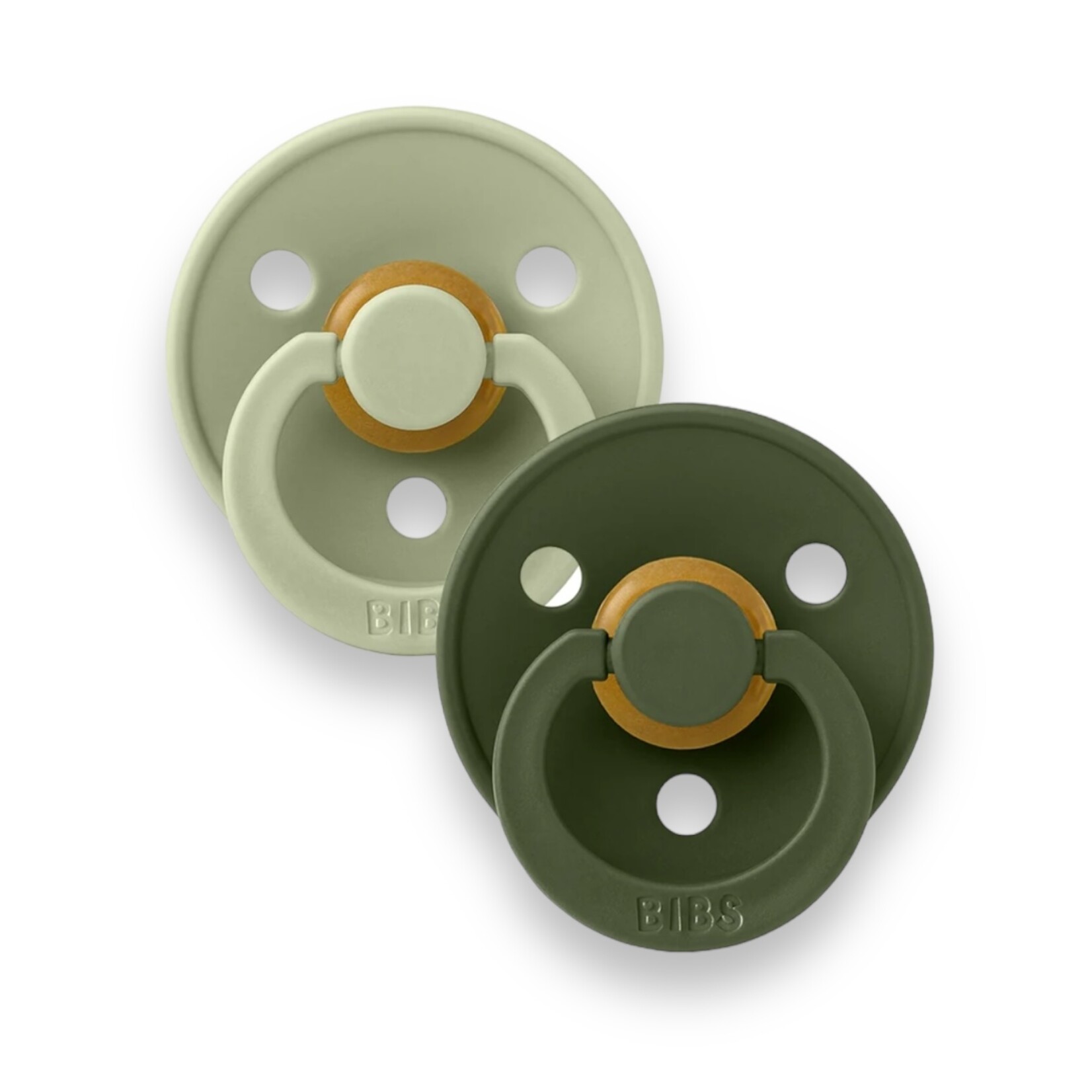 BIBS Colour Paci 2PK - Sage/Green
