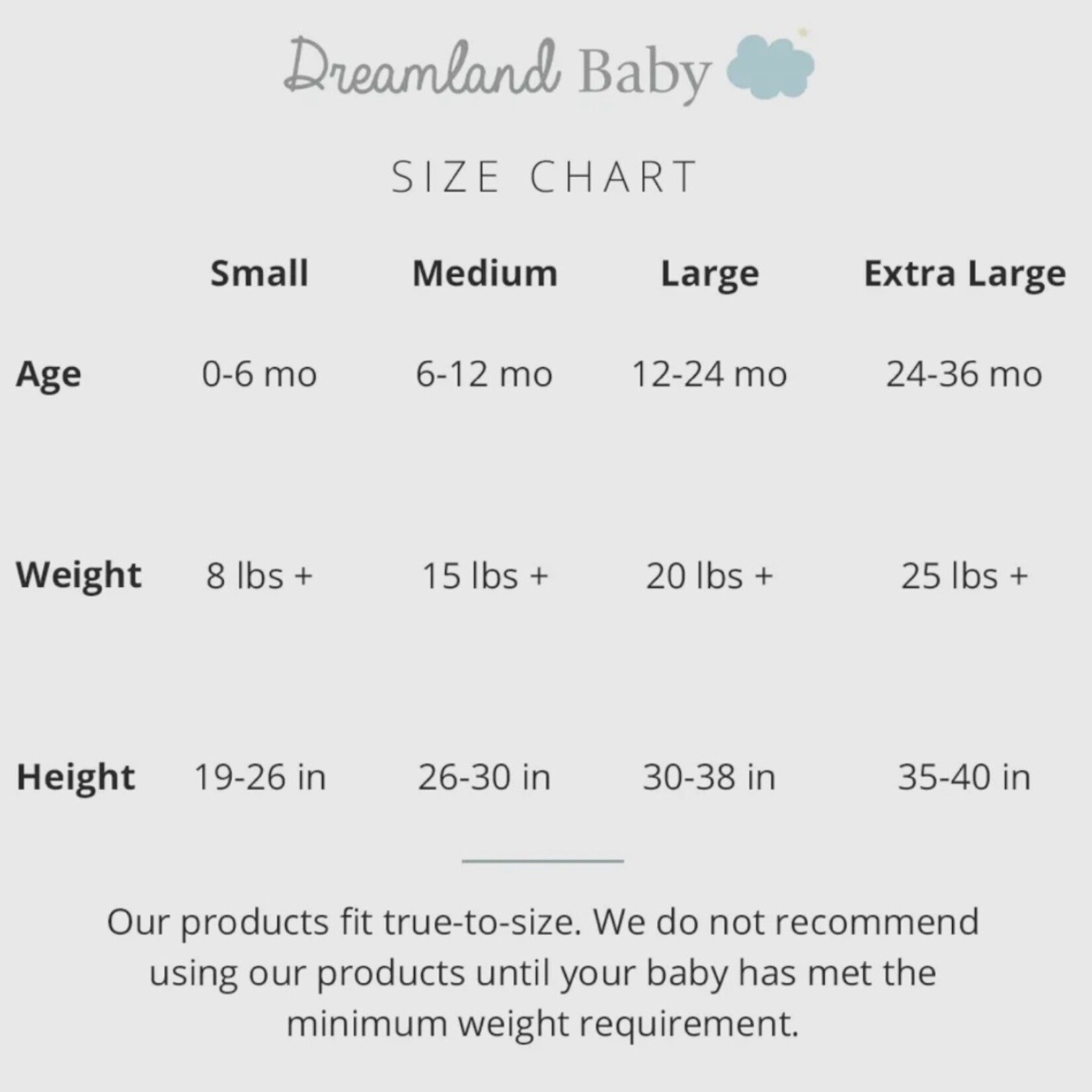 Dreamland sleep sack hotsell