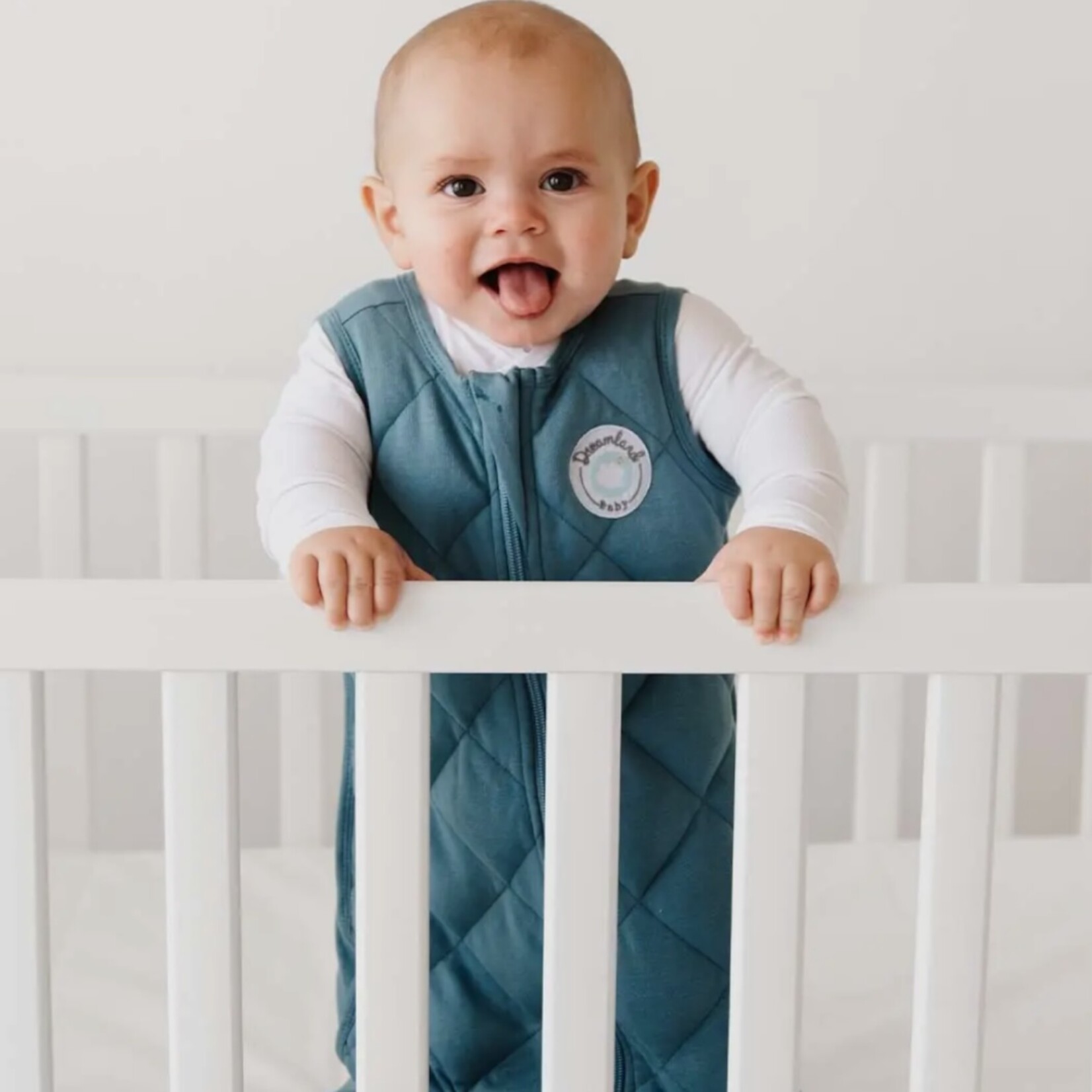 Dreamland Baby Weighted Sleep Sack - Blue (Size 6-12M)