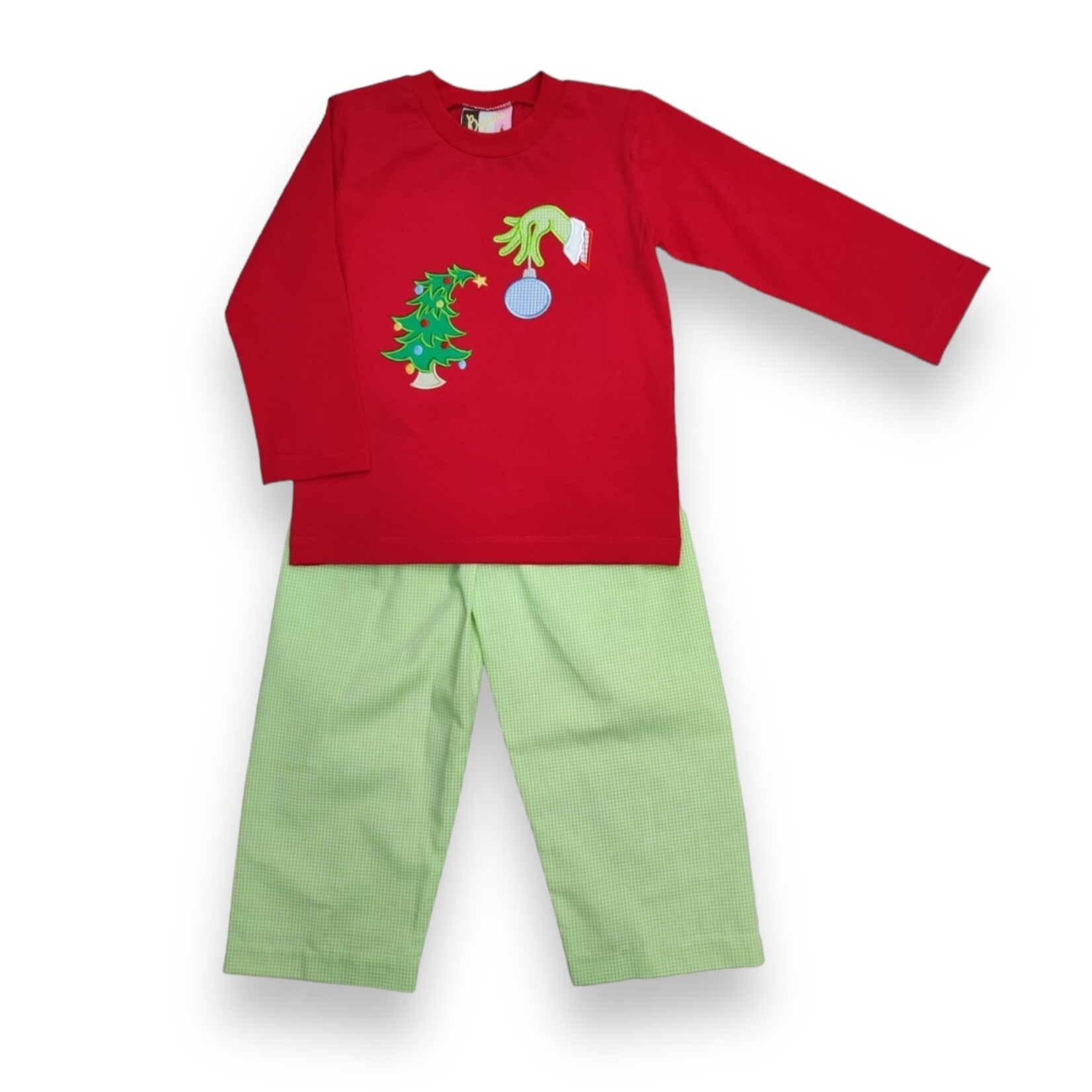Banana Split Green & Grumpy Boys Pant Set