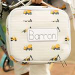 Construction Grey Lunch Bag