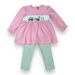 Banana Split Harvest Time Smocked Legging Set