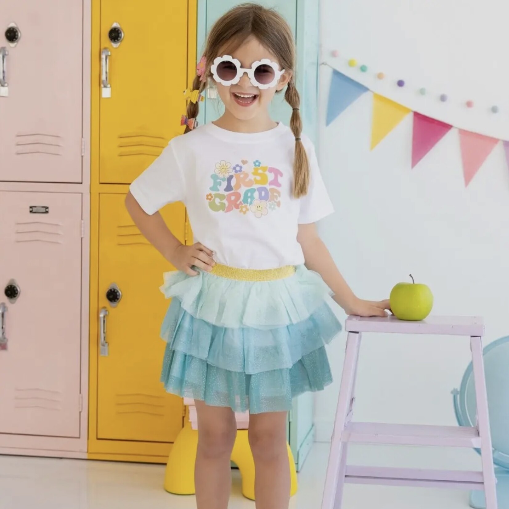 Sweet Wink Aqua Petal Tutu